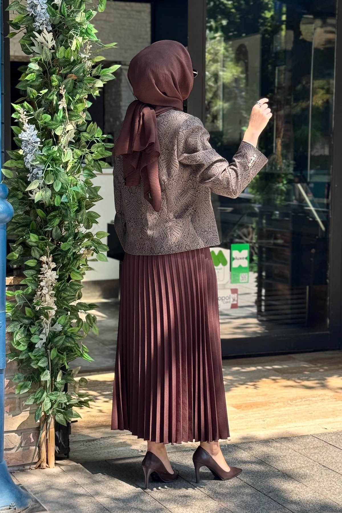 KAYRA Etekli Takım KA-A26-16026 Koyu Kahve