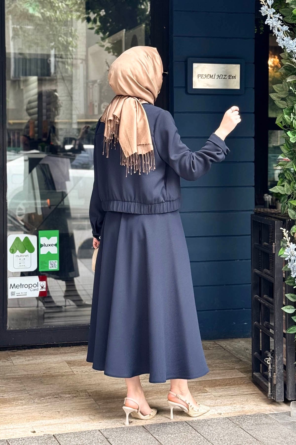 KAYRA Etekli Takım KA-B26-16005 KOYU LACİVERT