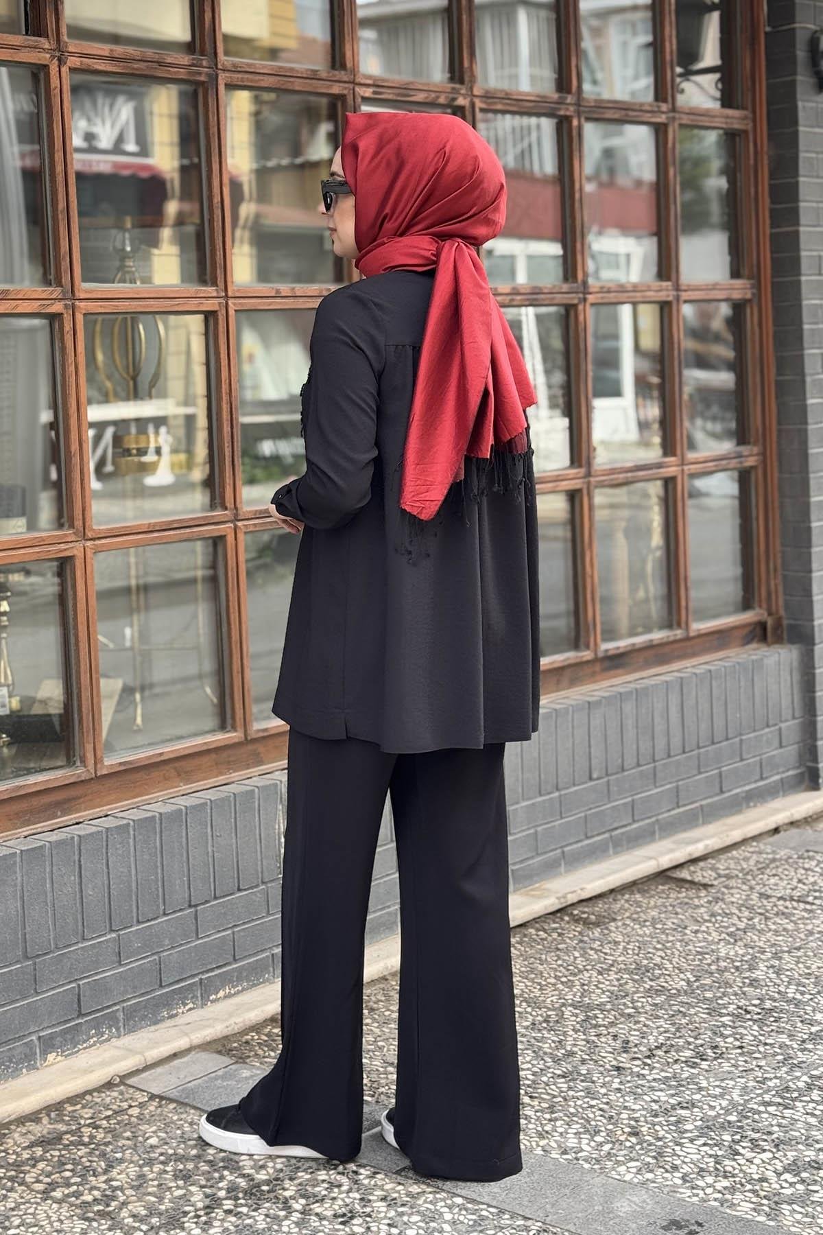 KAYRA Gömlek KA-A24-11024 Siyah