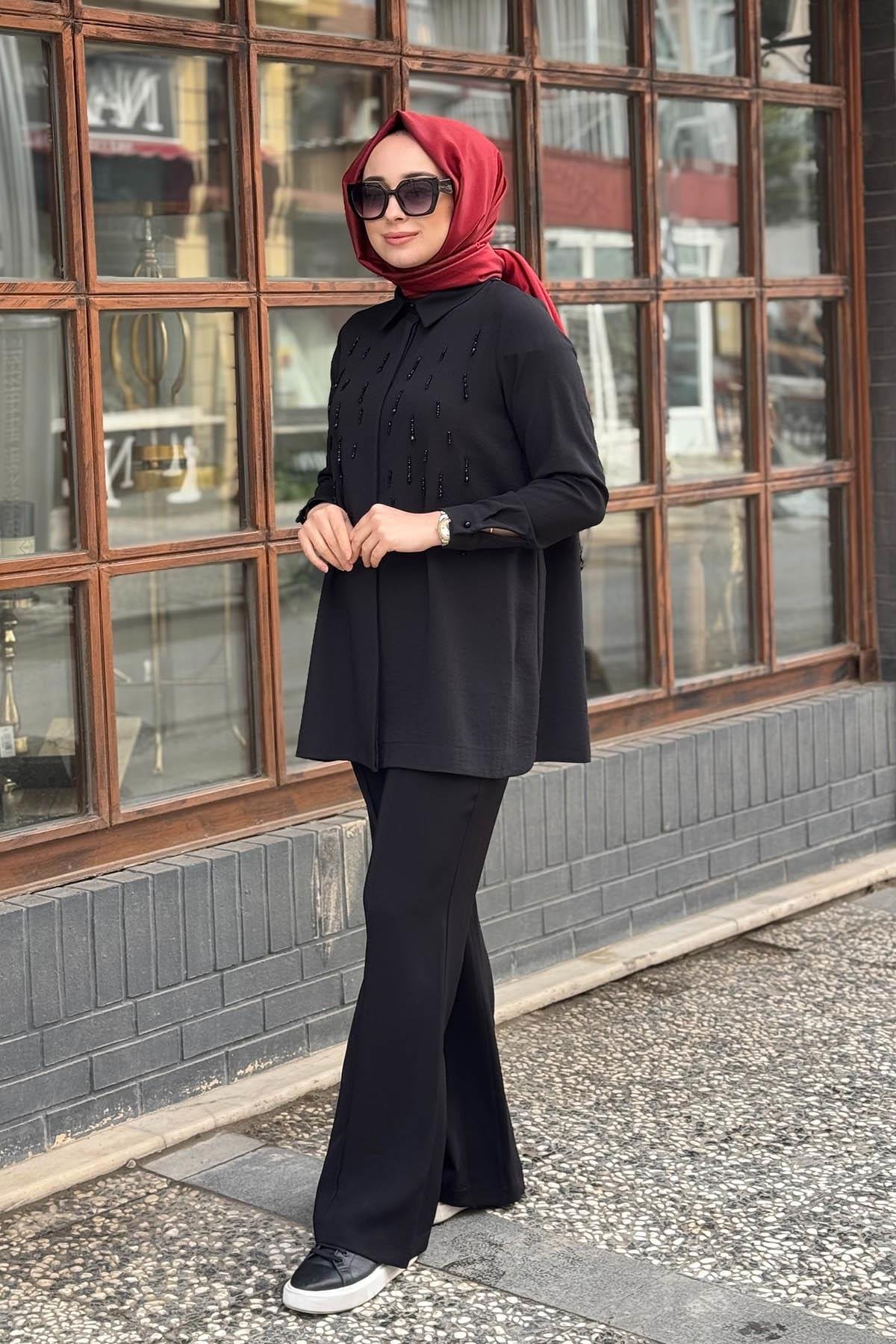 KAYRA Gömlek KA-A24-11024 Siyah