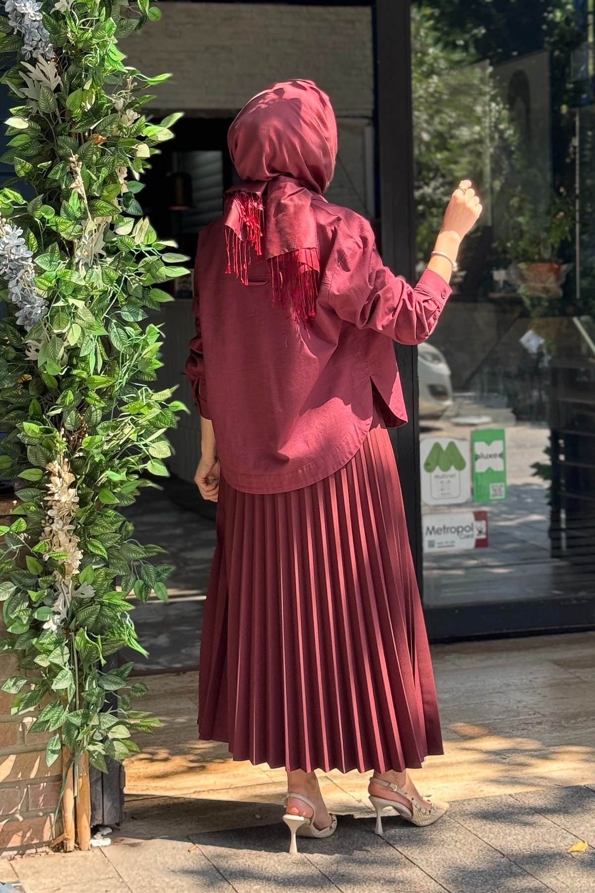 KAYRA Gömlek KA-B26-11026 Bordo