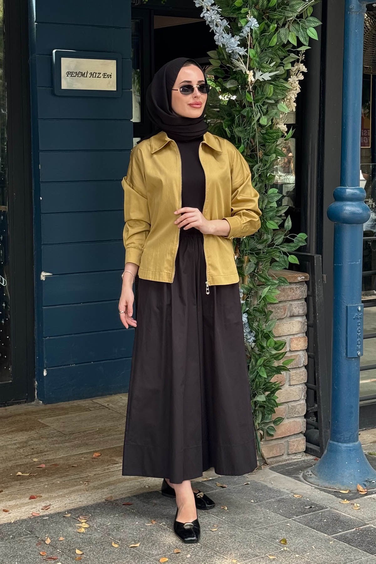 KAYRA Gömlek KA-B26-11047 Yağ Yeşili