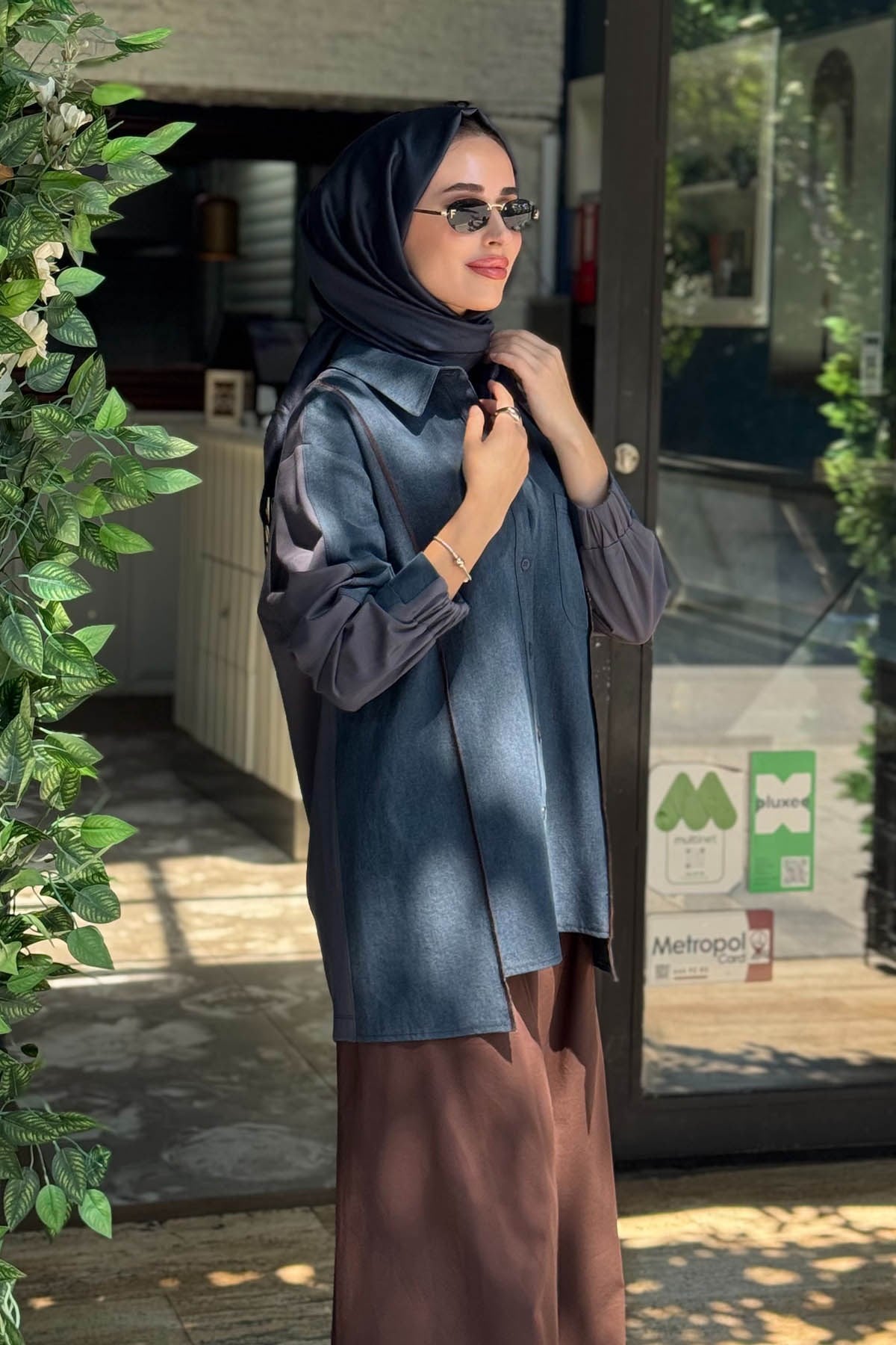 KAYRA Gömlek KY-A26-71004 İndigo