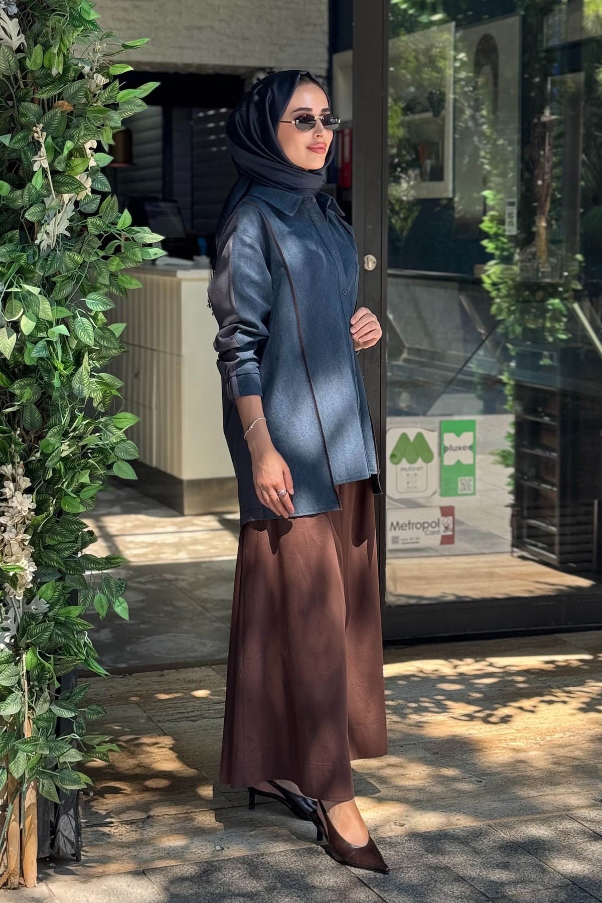 KAYRA Gömlek KY-A26-71004 İndigo