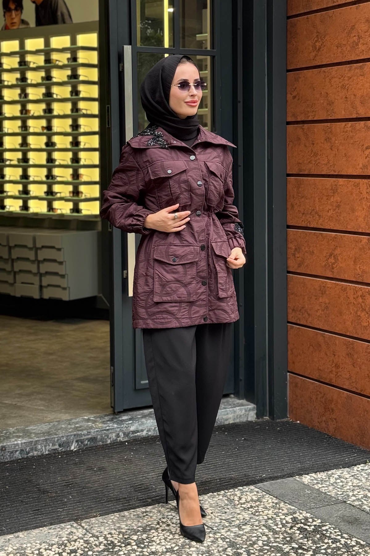 KAYRA Kap KA-A26-14009 Koyu Bordo