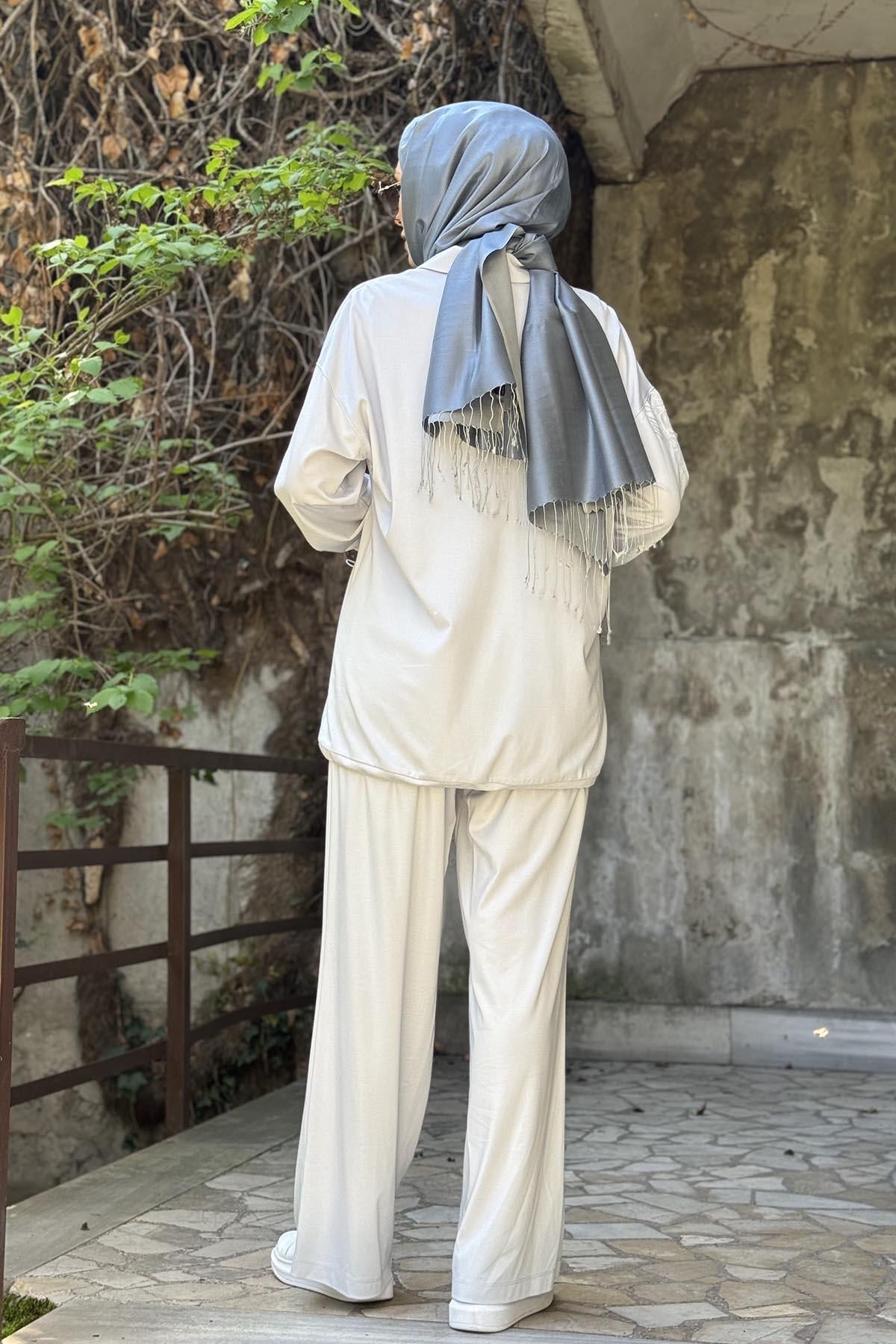 KAYRA Pantolonlu Takım KA-B25-16006 Mavi