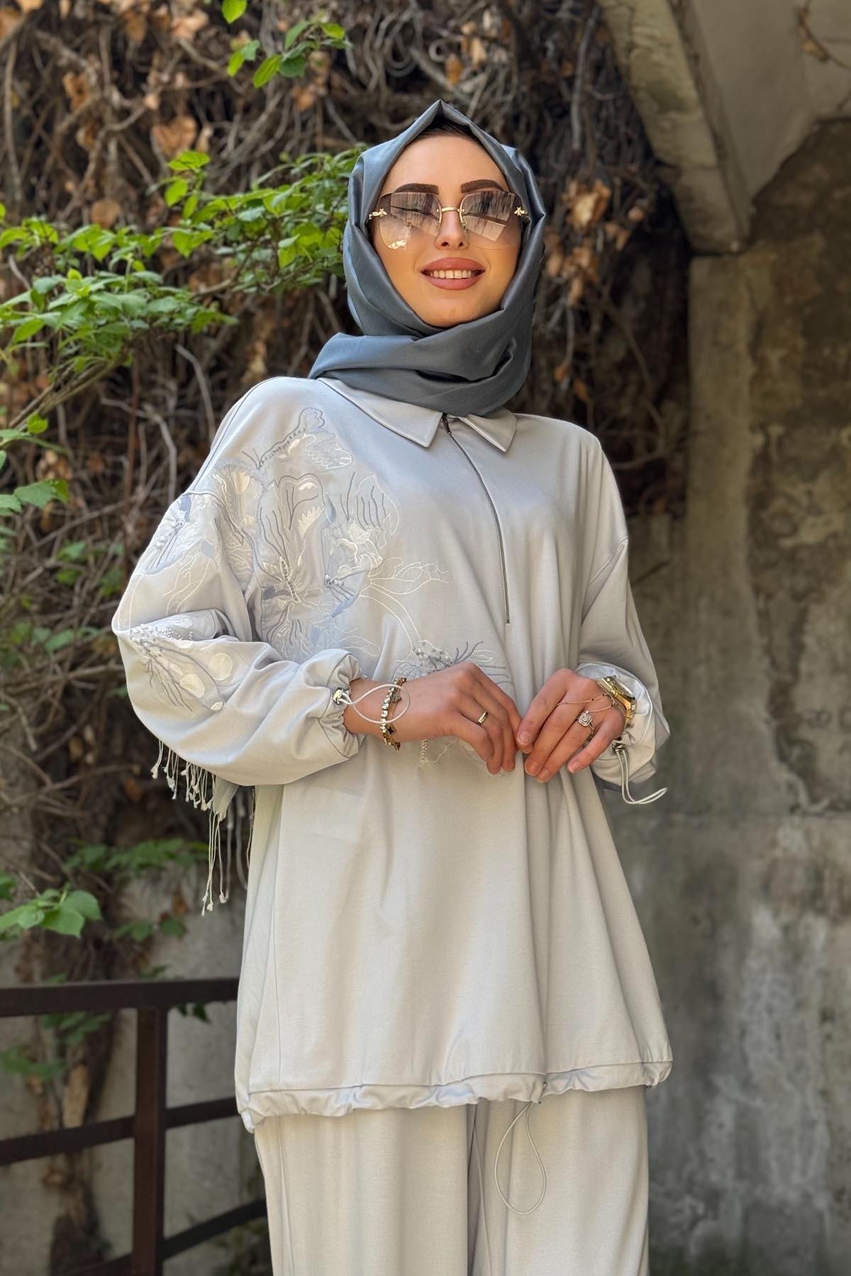 KAYRA Pantolonlu Takım KA-B25-16006 Mavi