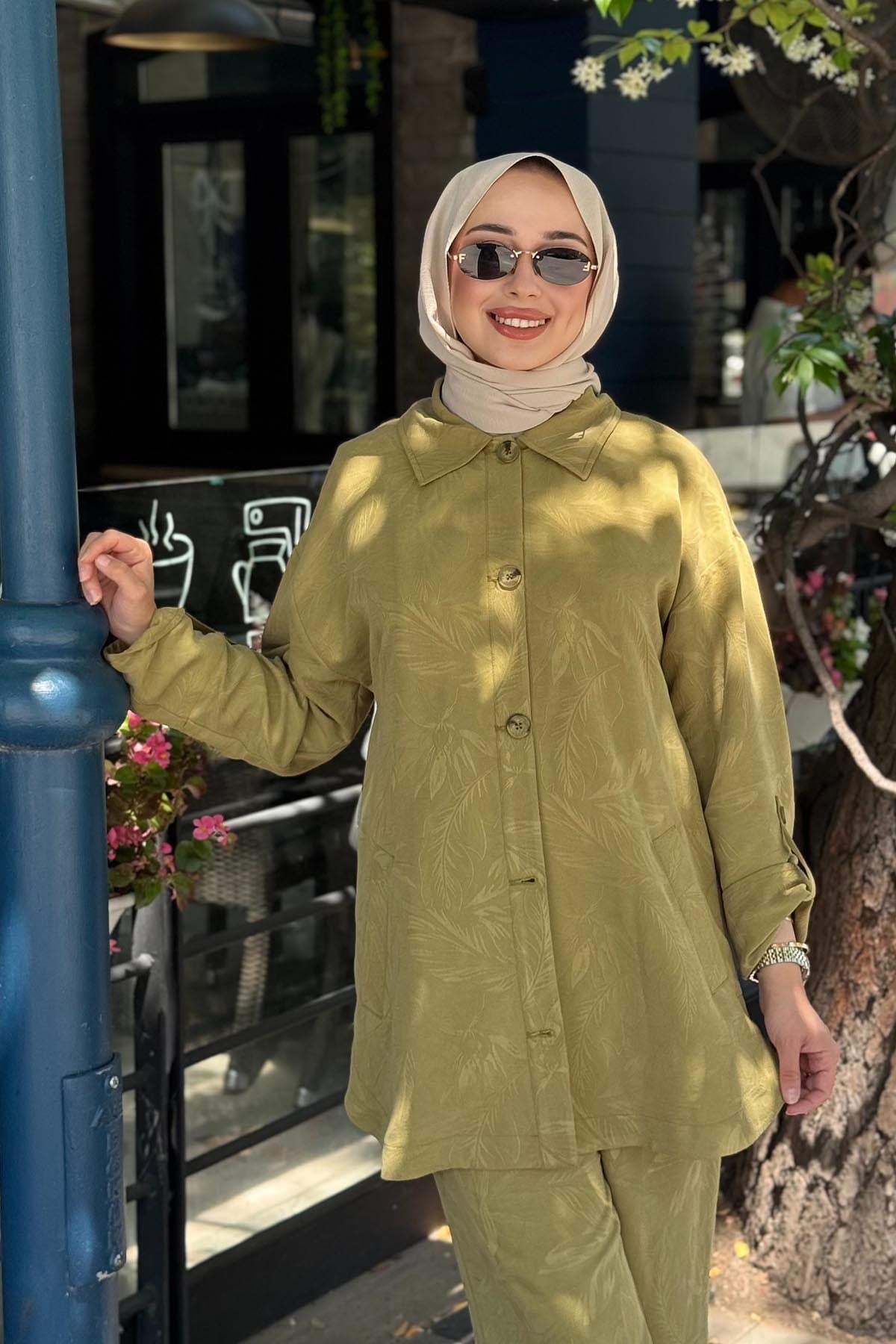 Kayra Pantolonlu Takım KA-B26-16063 Haki