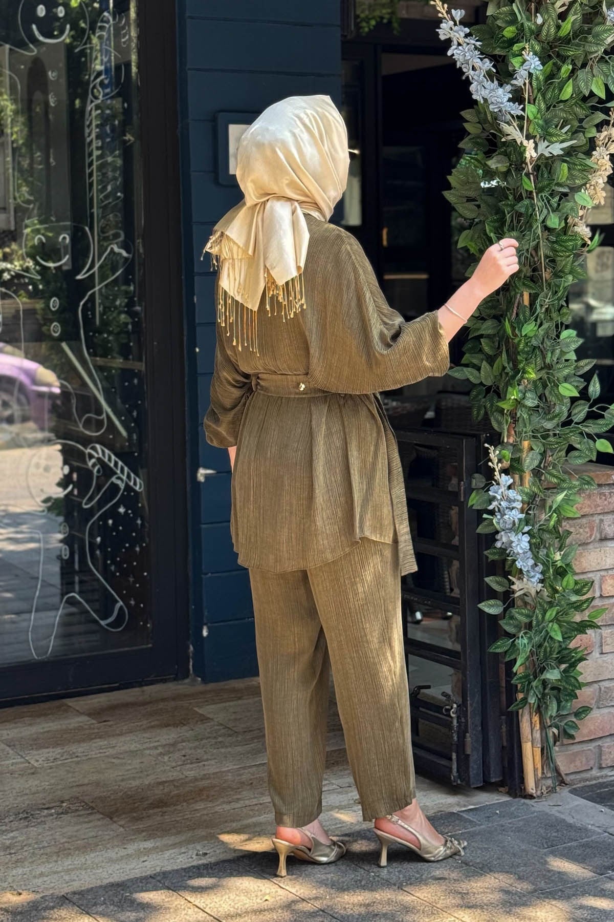 KAYRA Pantolonlu Takım KY-B26-76009 Koyu Haki