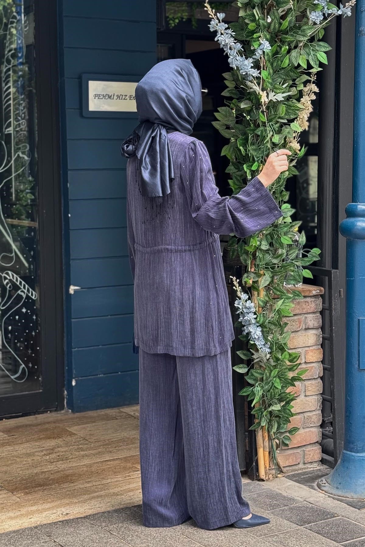 Kayra Pantolonlu Takım KY-B26-76010 KOYU LACİVERT