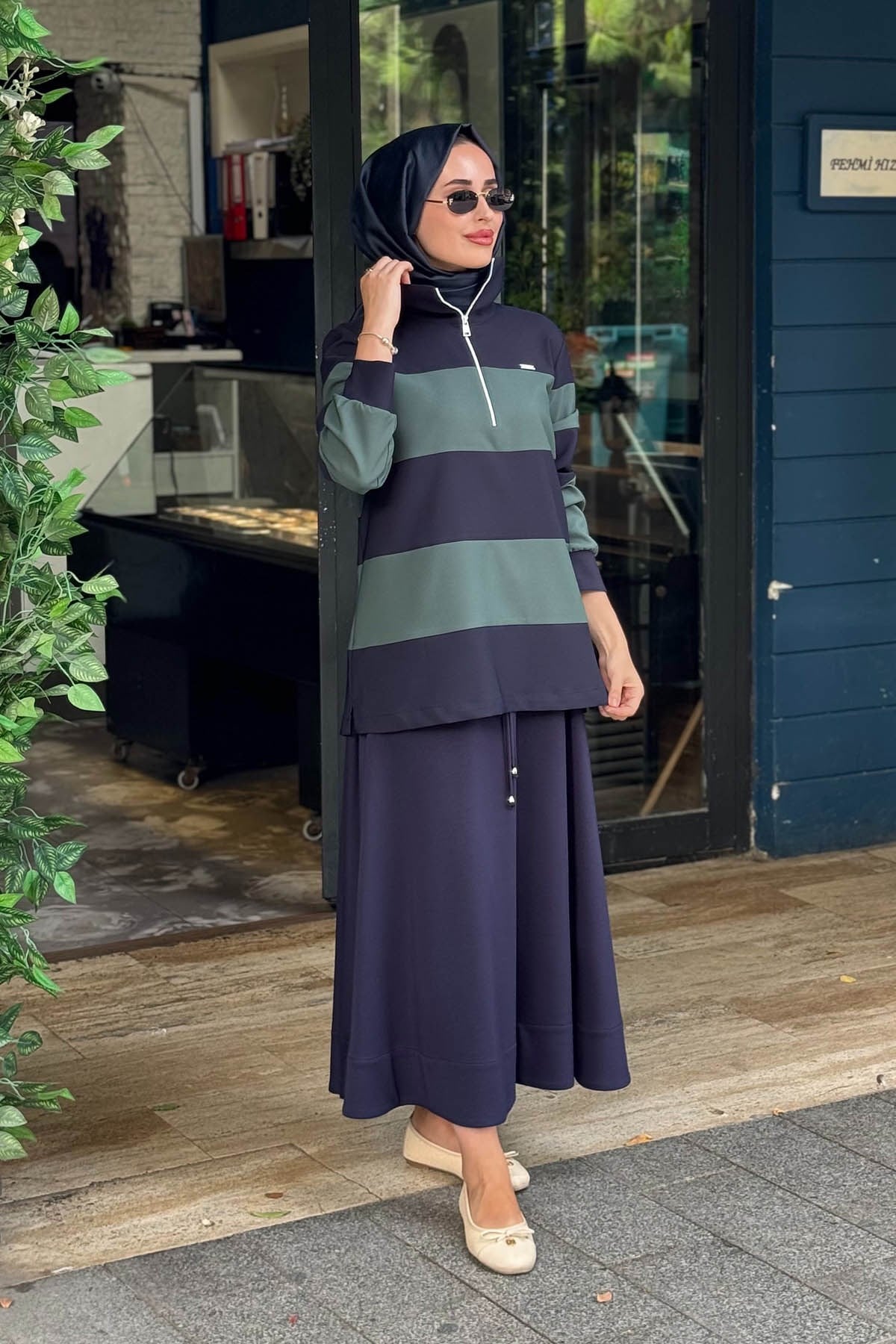KAYRA Sweatshirt KA-A26-31011 KOYU LACİVERT