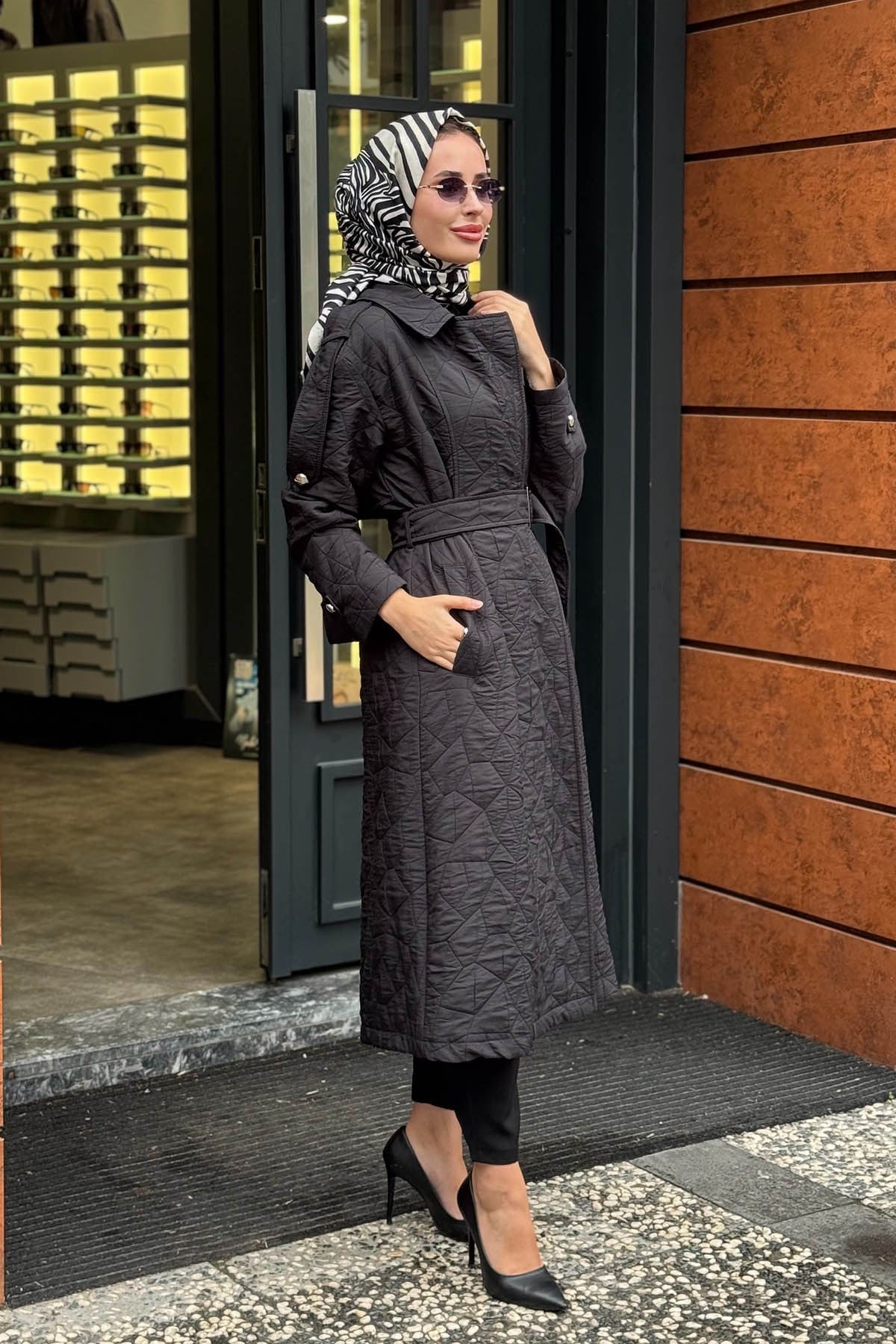 KAYRA Trençkot KA-A26-14039A Siyah