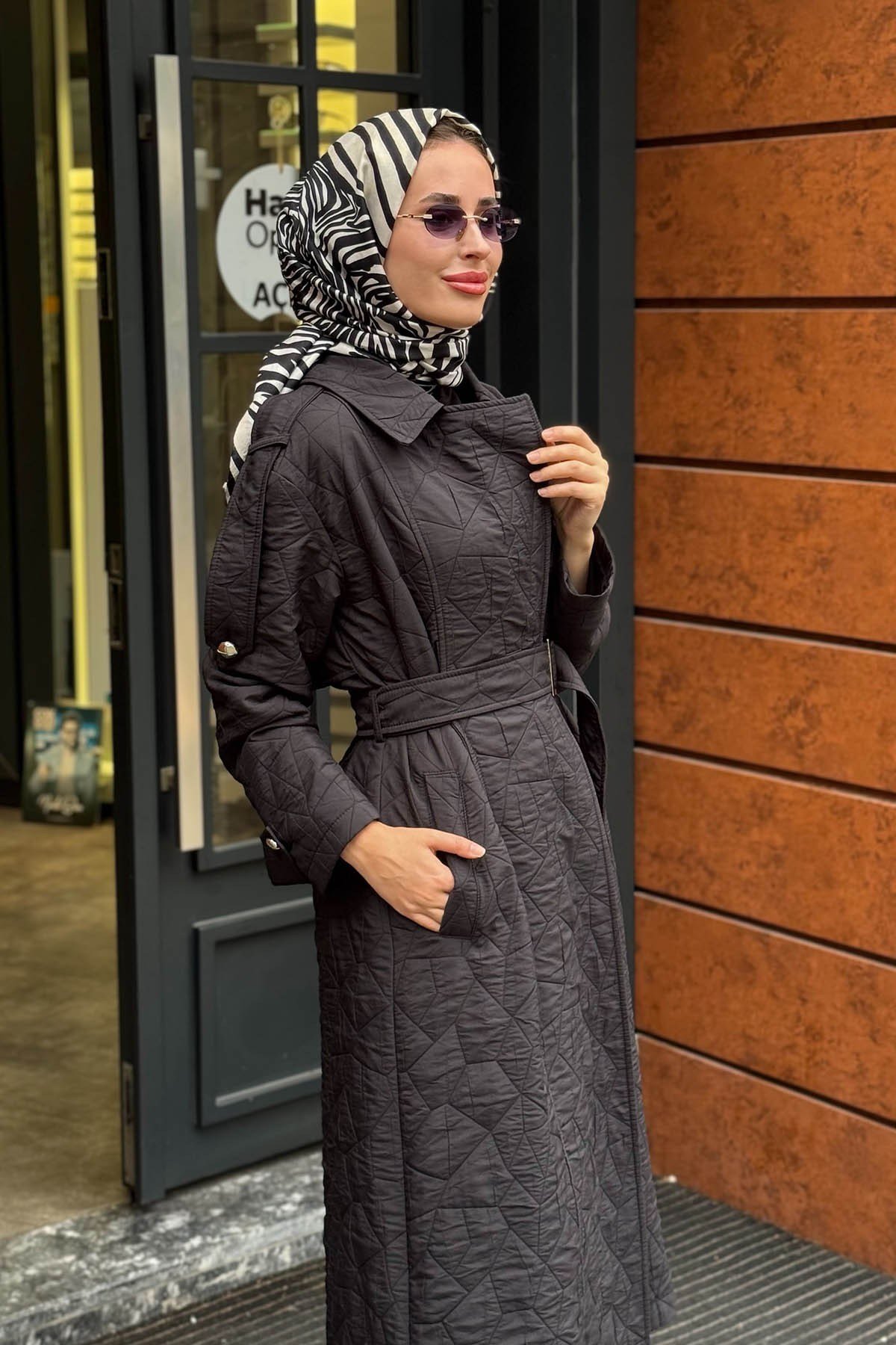 KAYRA Trençkot KA-A26-14039A Siyah