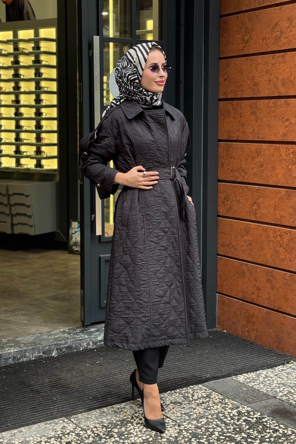 KAYRA Trençkot KA-A26-14039A Siyah