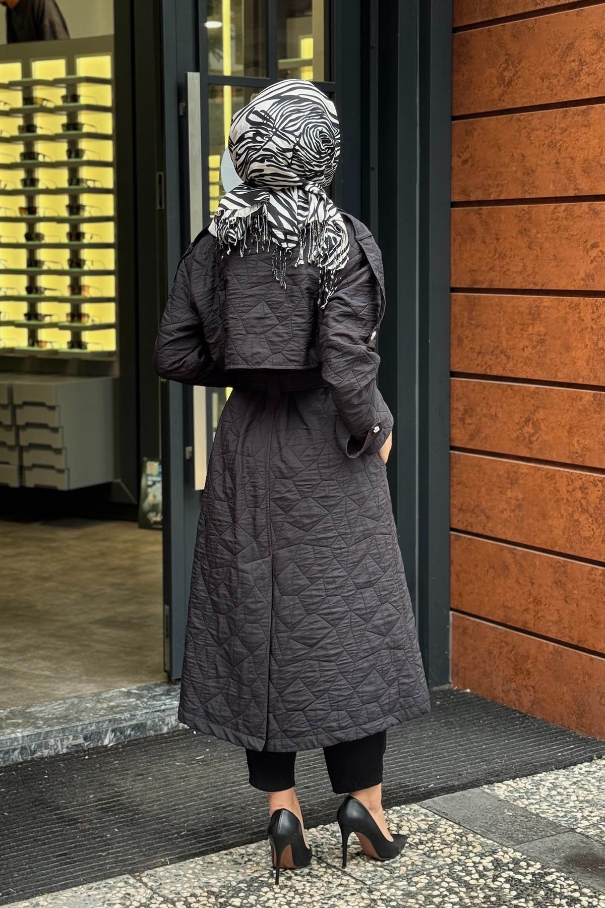 KAYRA Trençkot KA-A26-14039A Siyah