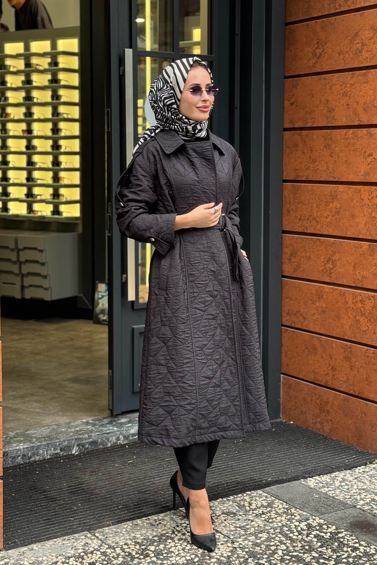 KAYRA Trençkot KA-A26-14039A Siyah