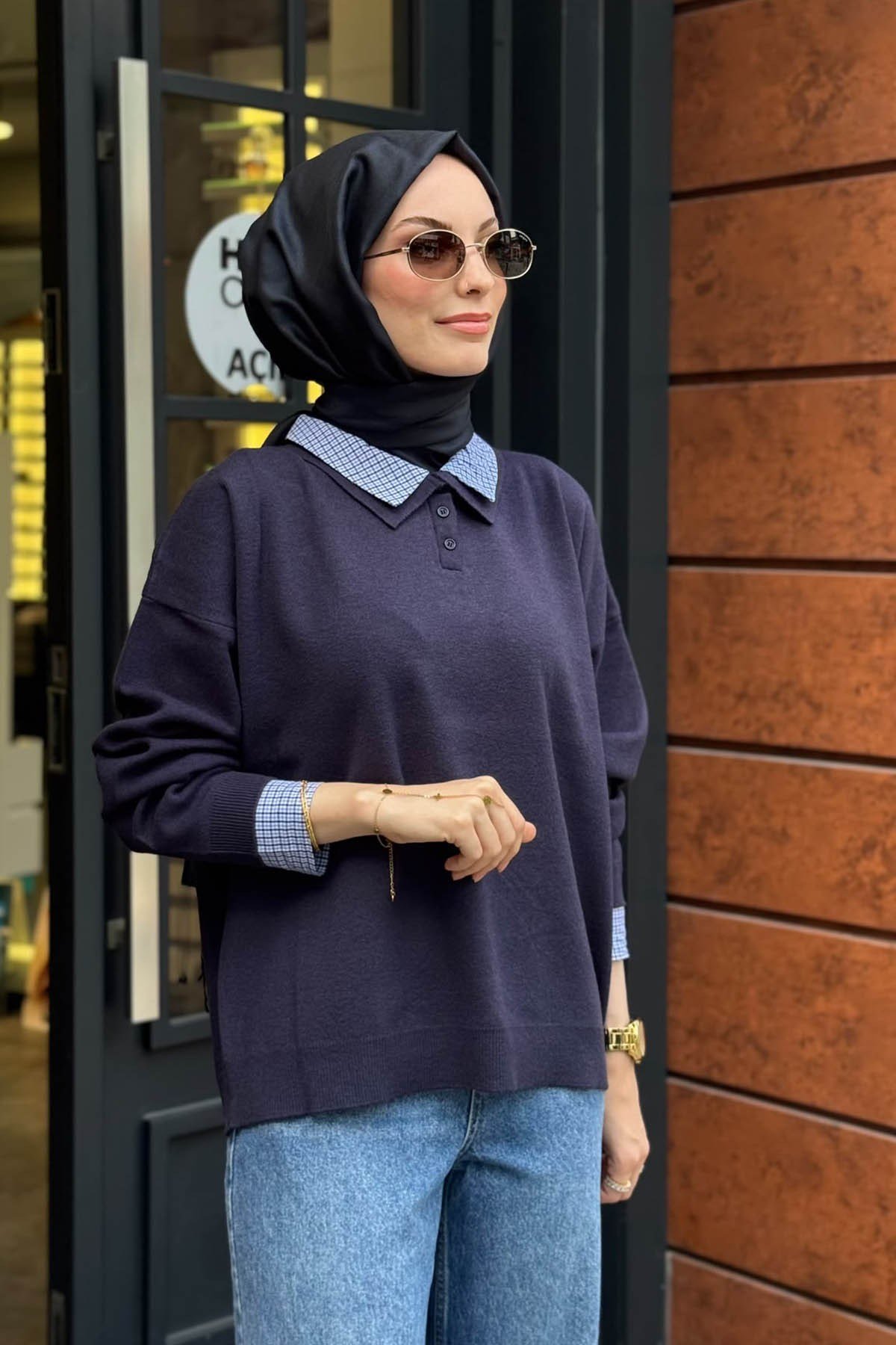 KAYRA Triko Kazak KY-A26-TRK612 KOYU LACİVERT