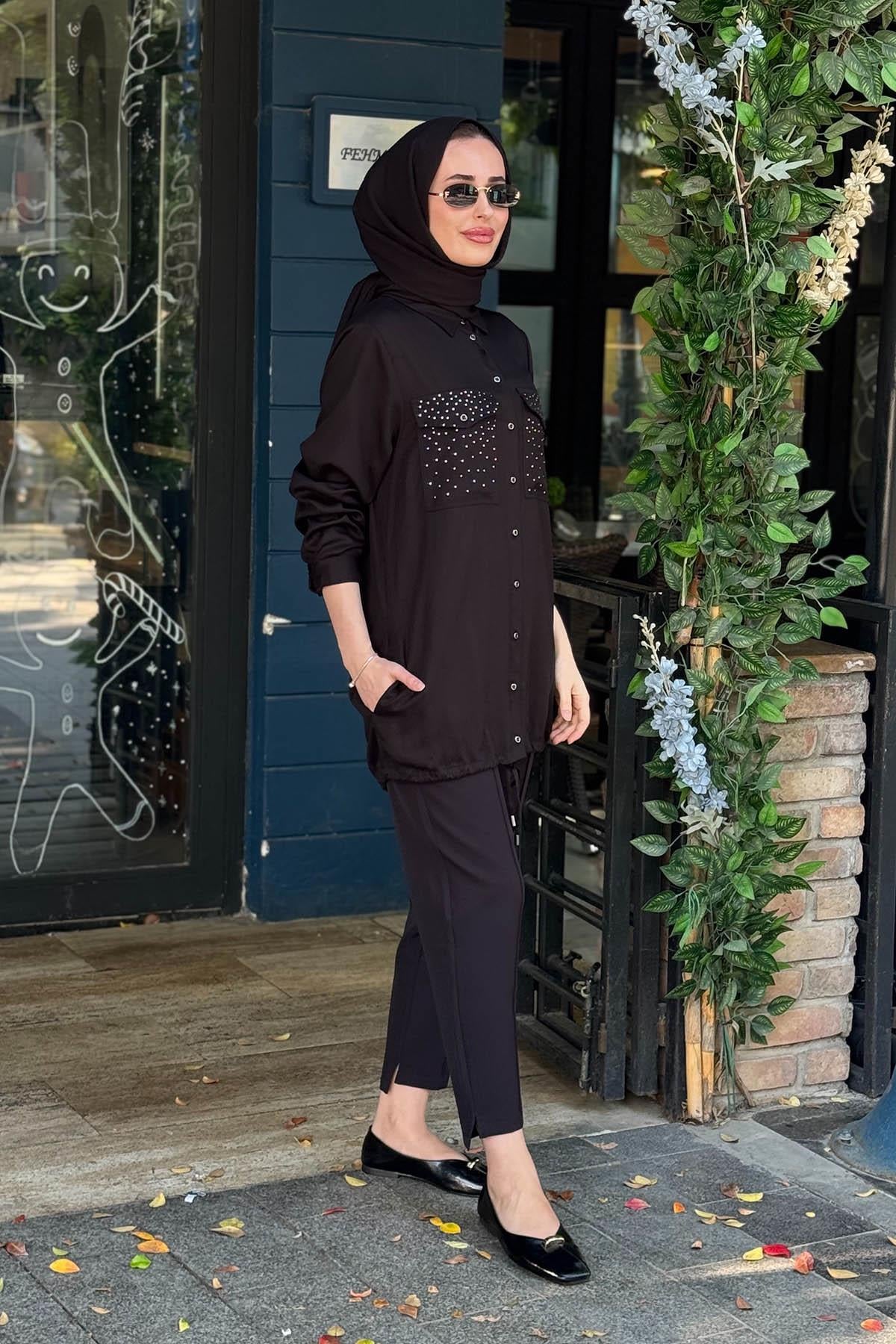 KAYRA Tunik KA-A25-21002 Siyah