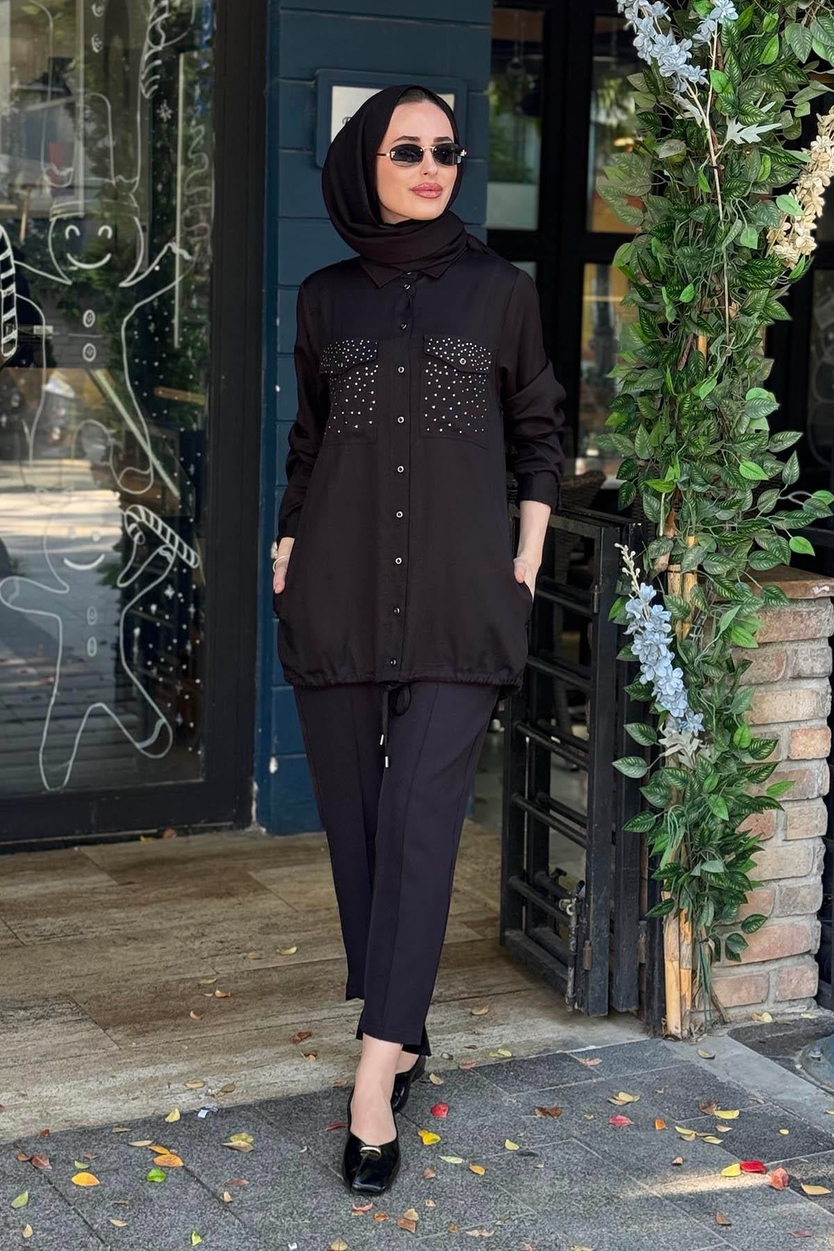 KAYRA Tunik KA-A25-21002 Siyah
