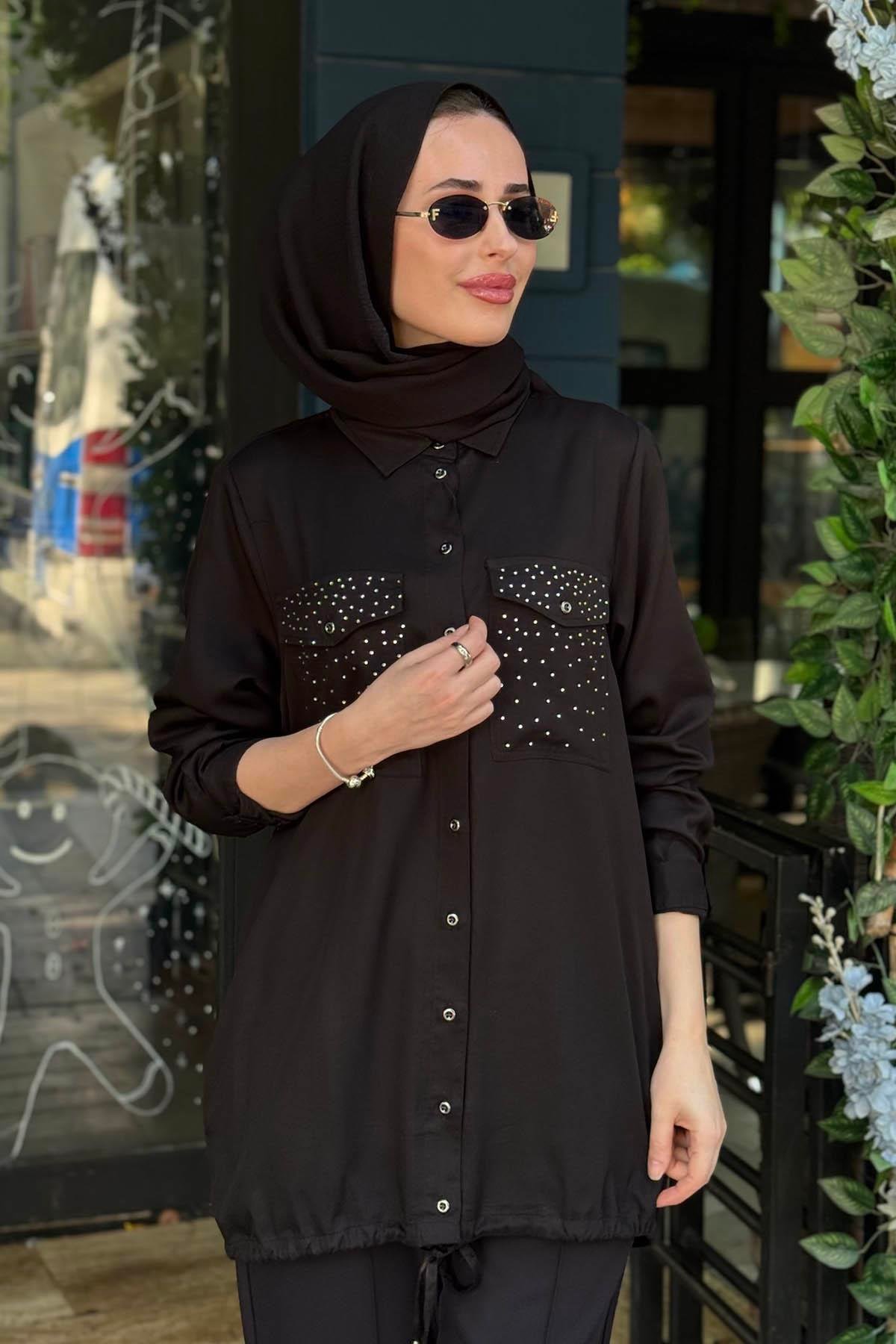 KAYRA Tunik KA-A25-21002 Siyah