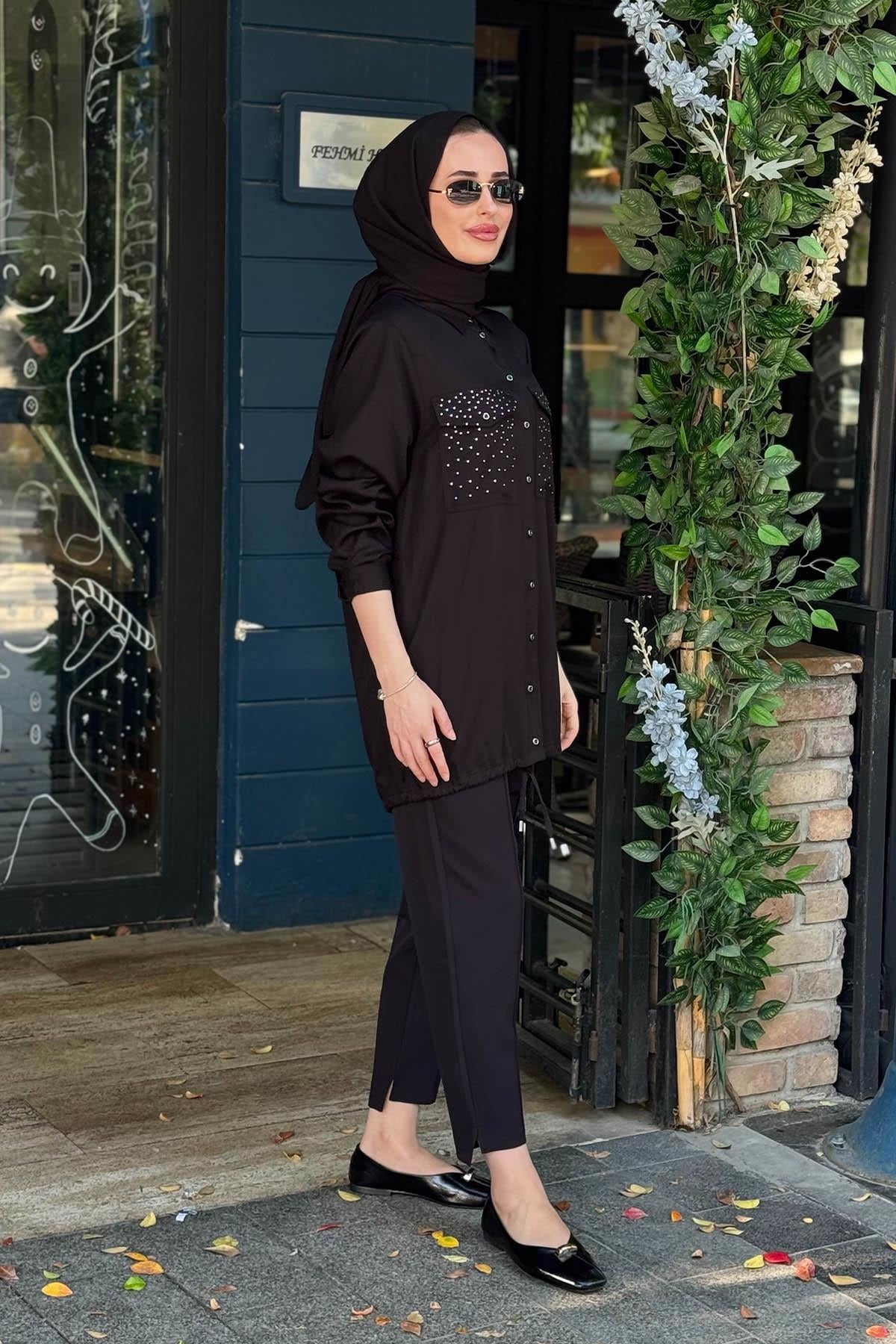 KAYRA Tunik KA-A25-21002 Siyah
