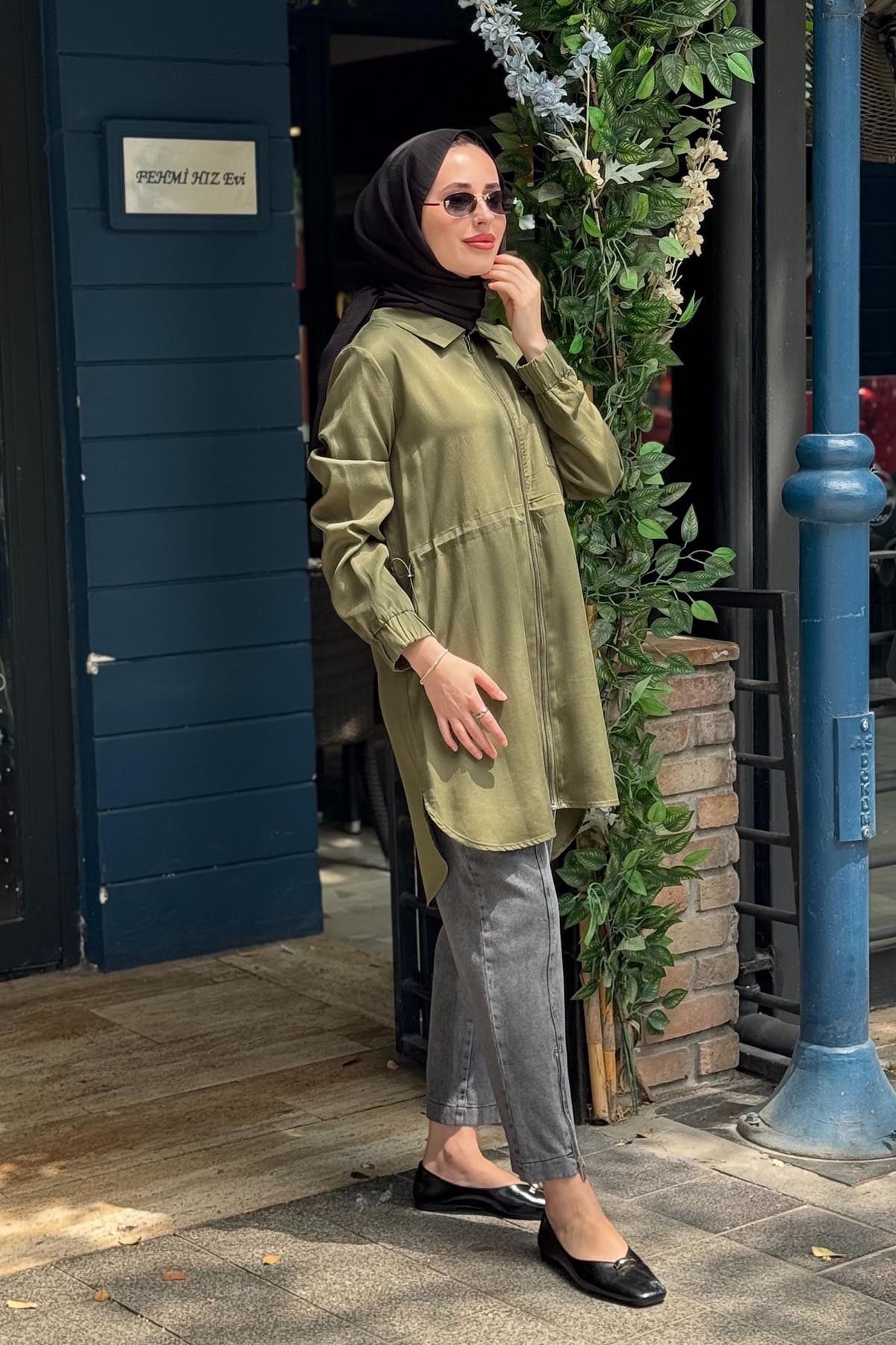 KAYRA Tunik KA-A25-21057 Haki