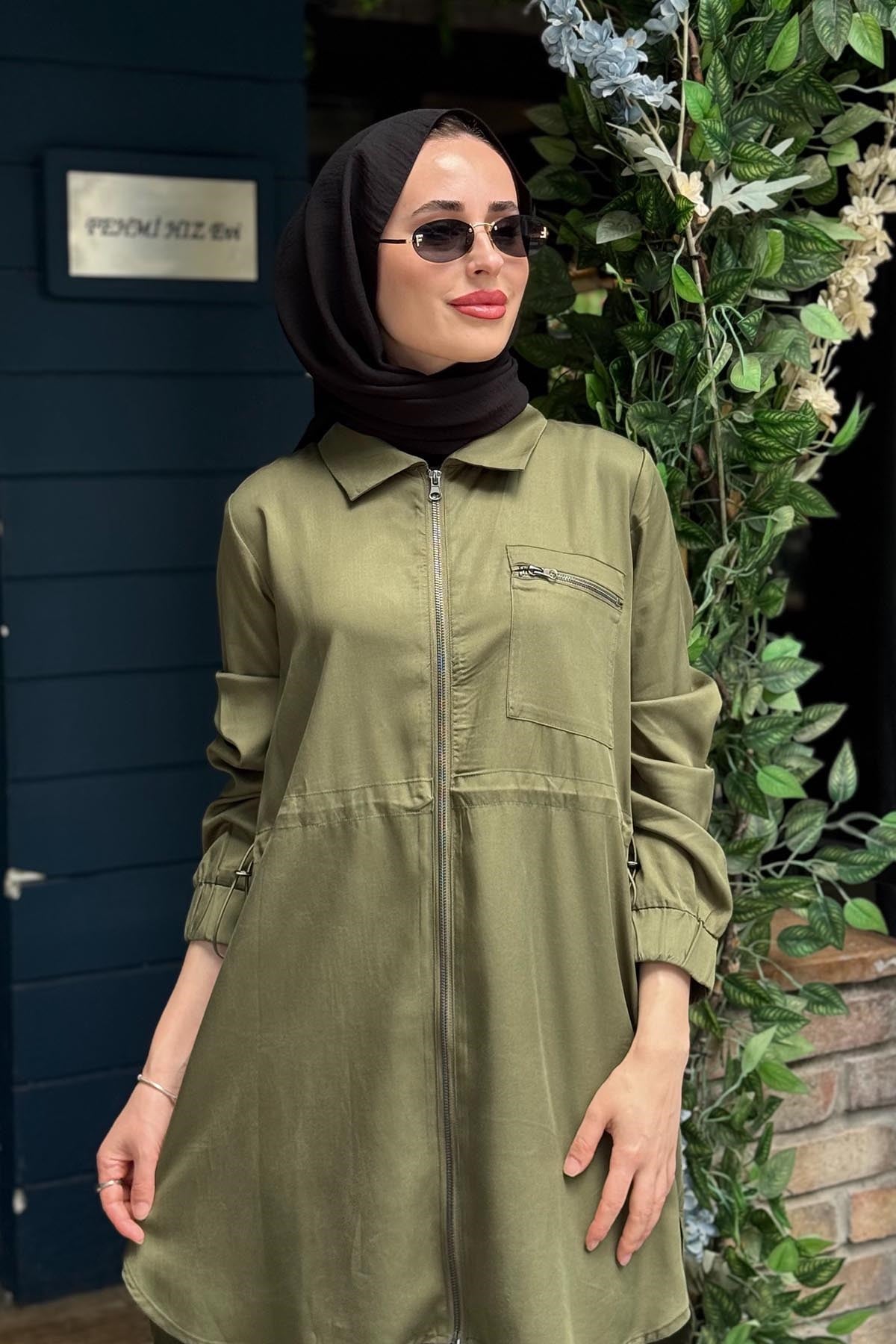 KAYRA Tunik KA-A25-21057 Haki