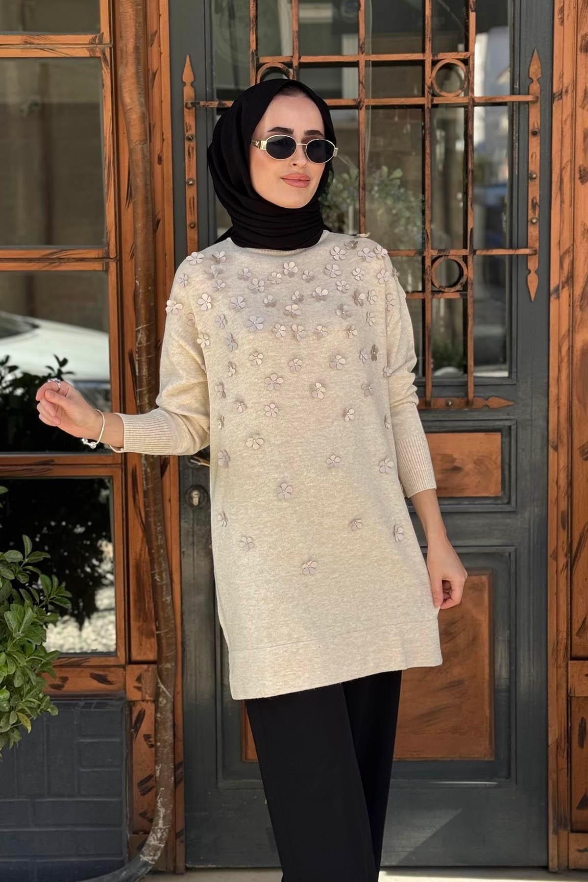 KAYRA Tunik KA-A25-TRK52 Krem