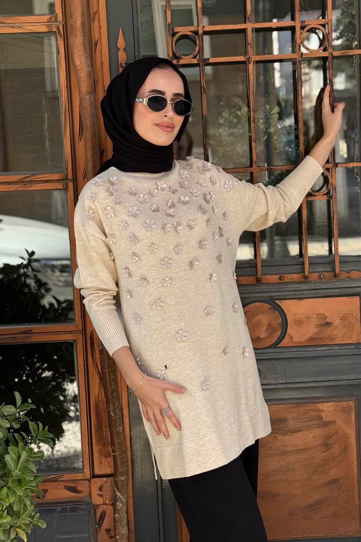 KAYRA Tunik KA-A25-TRK52 Krem
