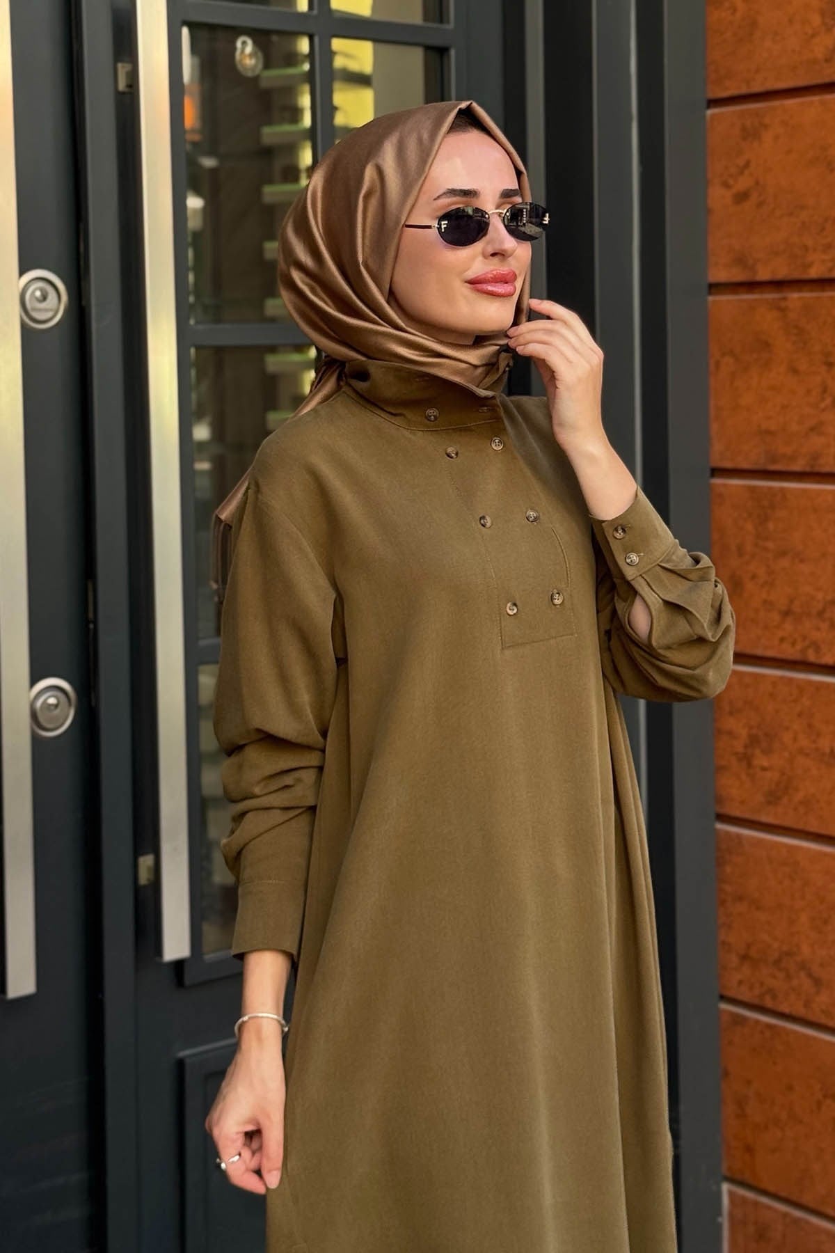 KAYRA Tunik KA-A26-21048 Haki