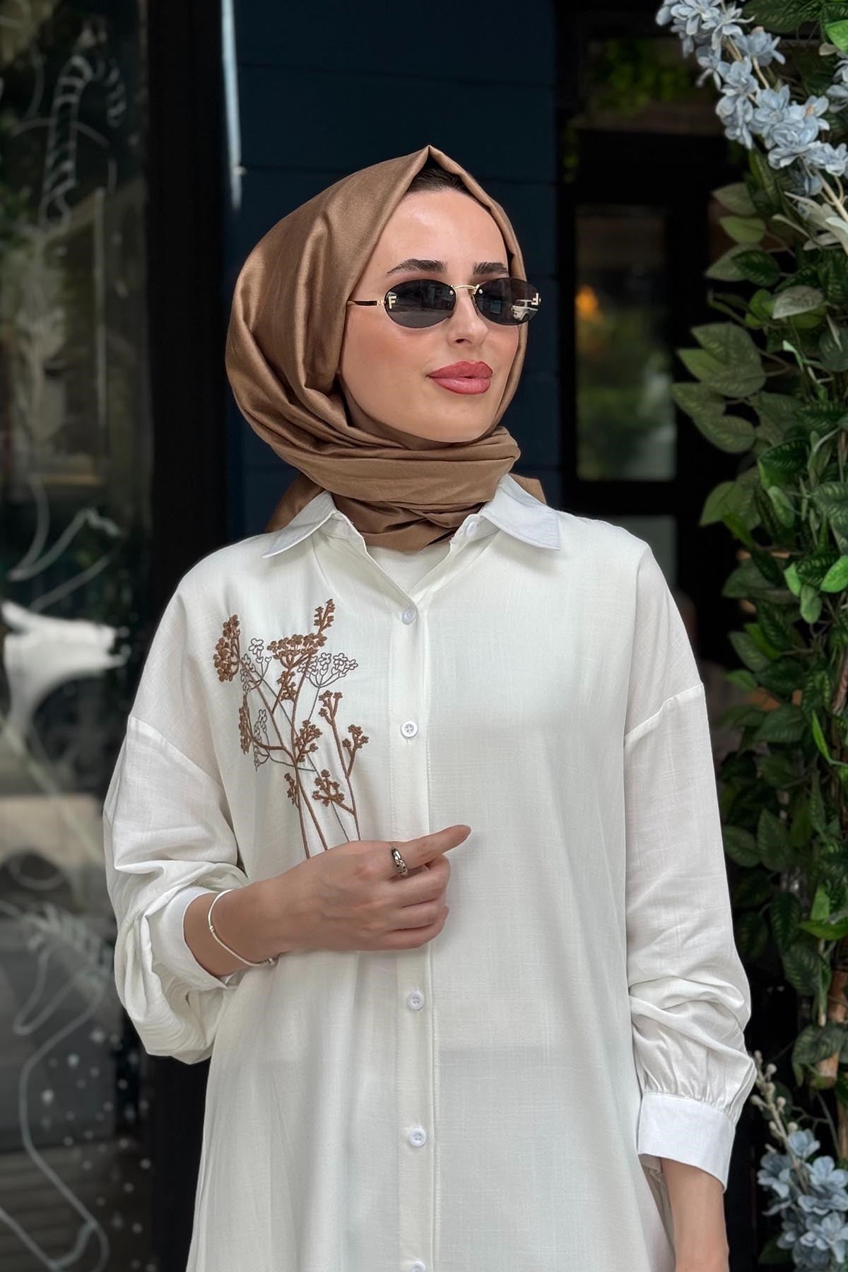 Kayra Tunik KA-B26-21047 Beyaz