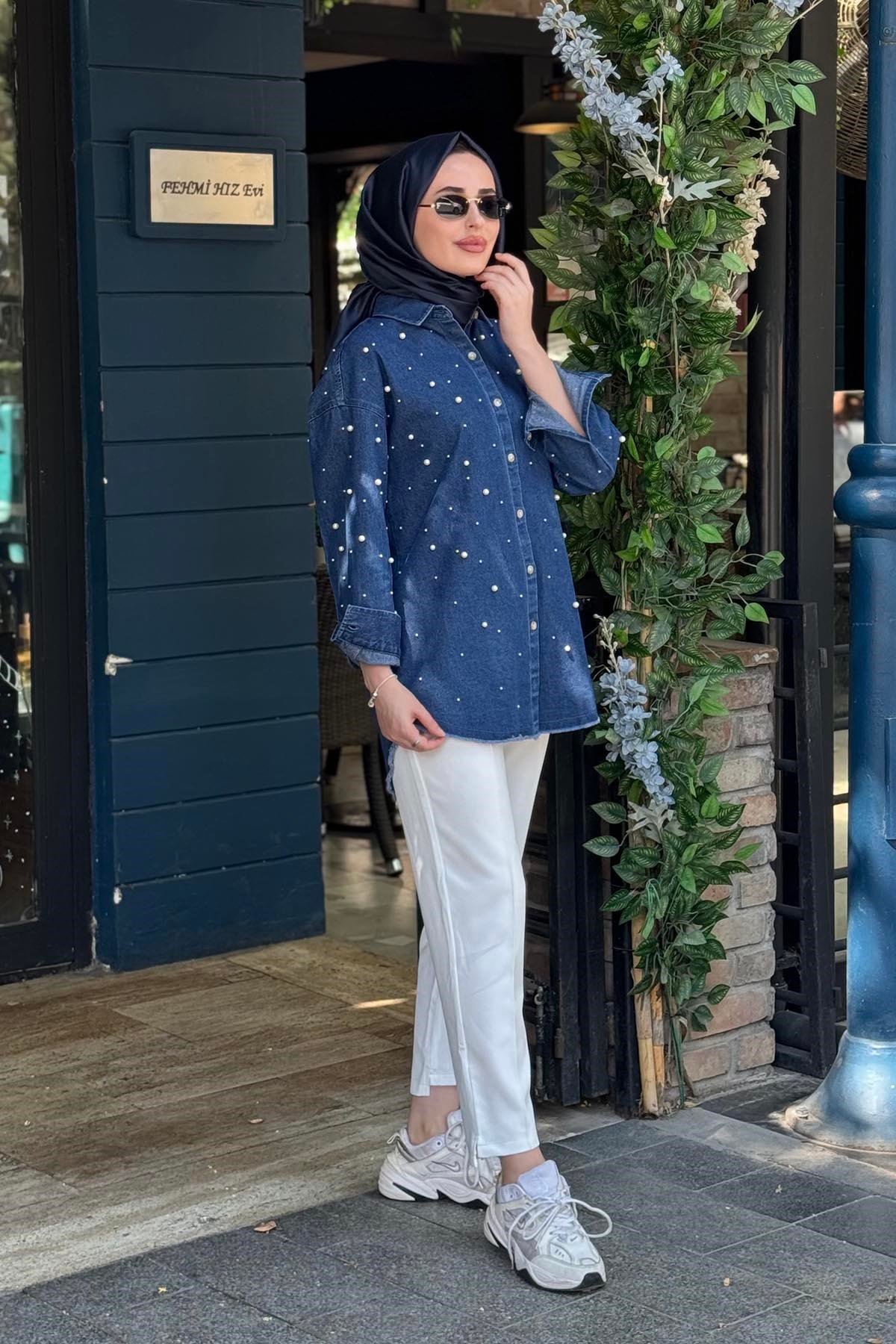 Kayra Tunik KA-B26-21060 İndigo