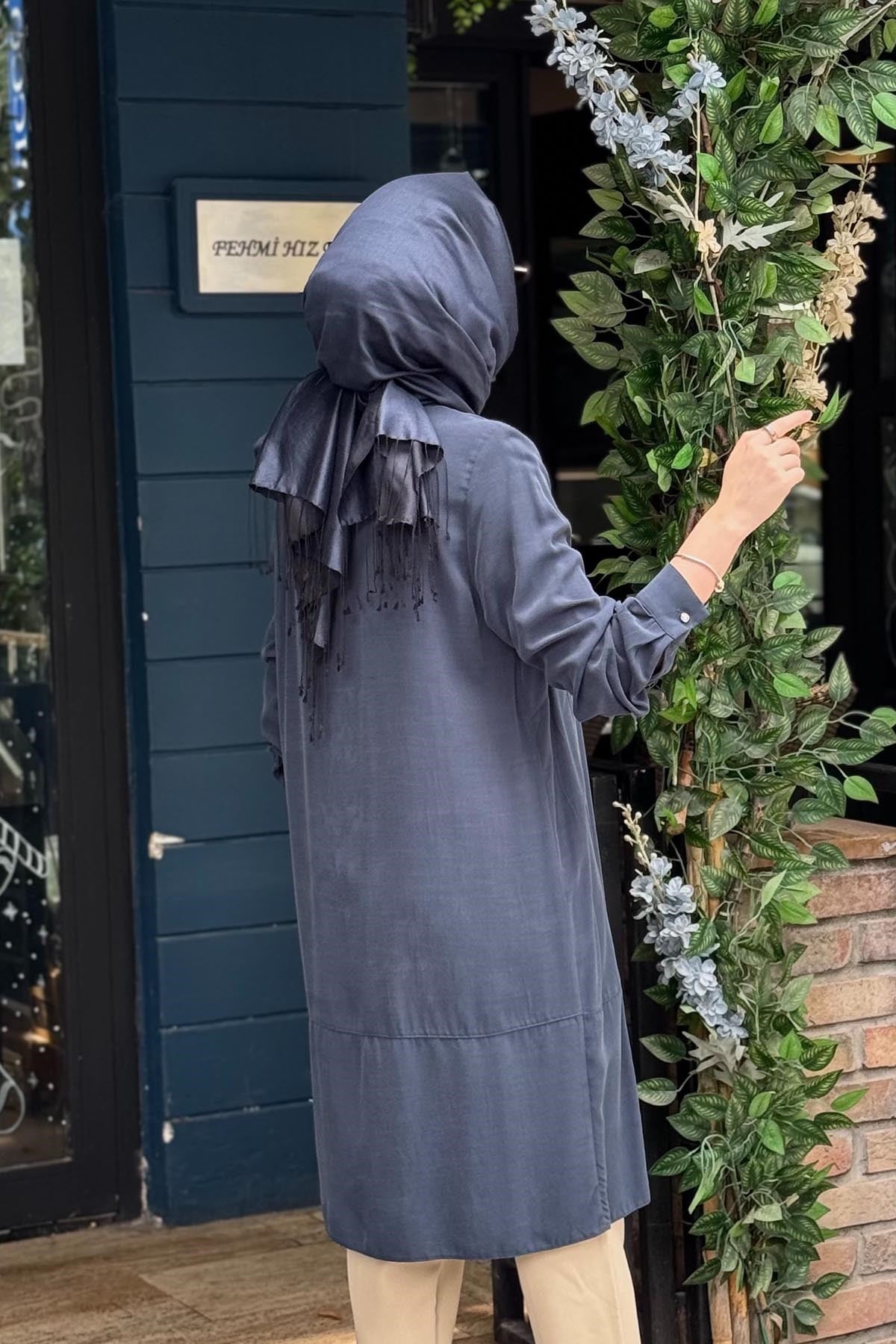 KAYRA Tunik KA-B26-21088 KOYU LACİVERT