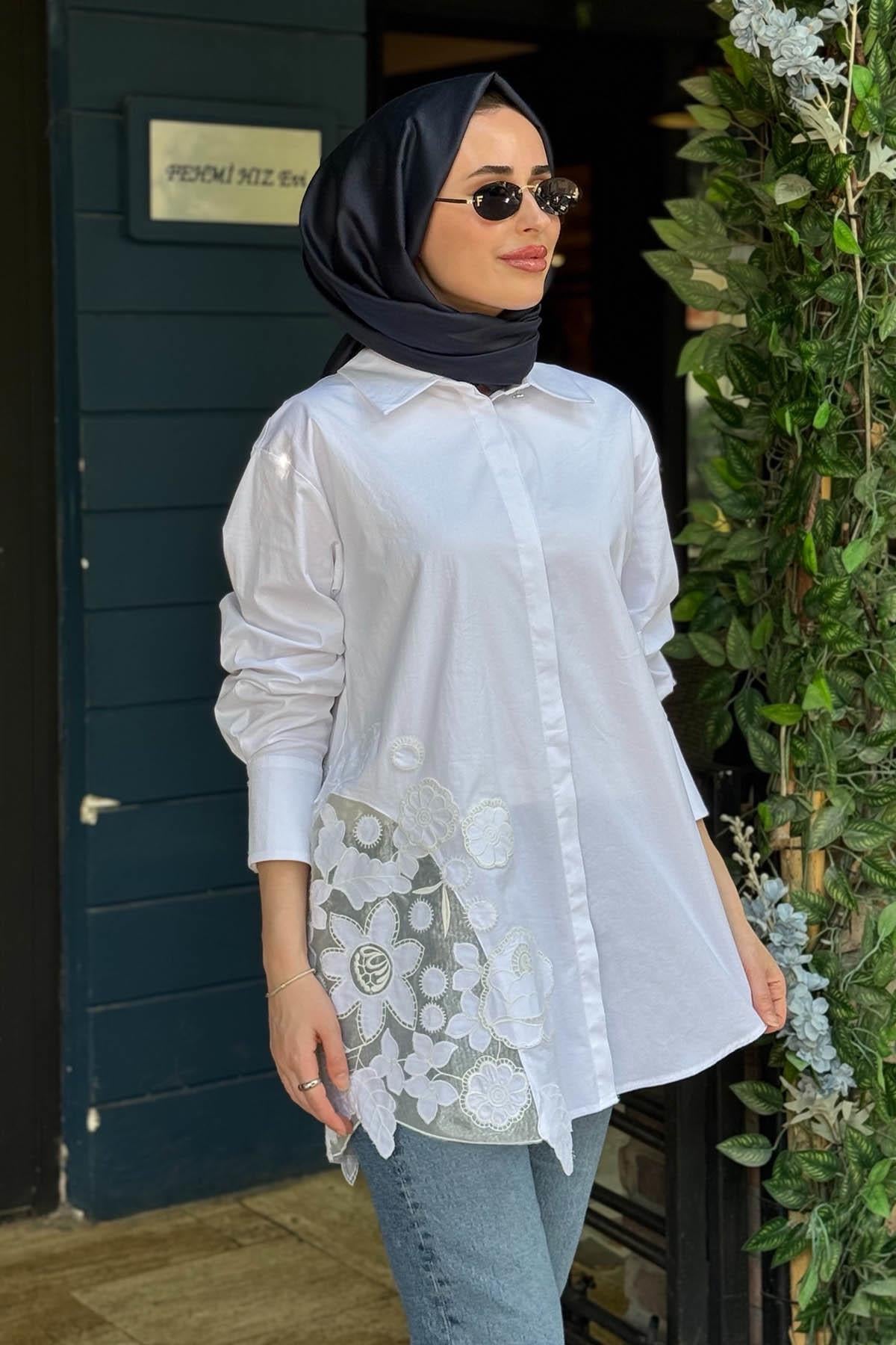 KAYRA Tunik KA-B26-21114 Beyaz