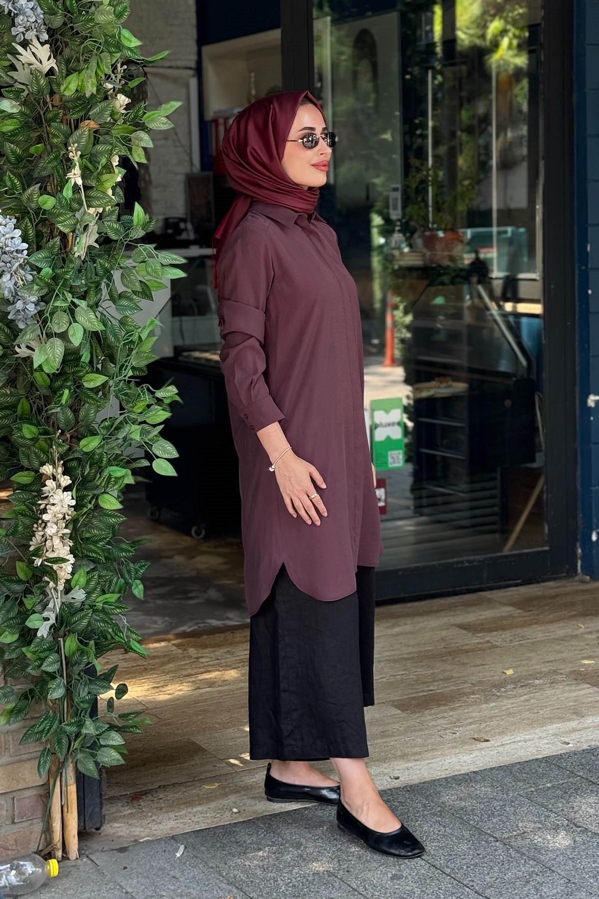 KAYRA Tunik KA-SZ-21525 Bordo