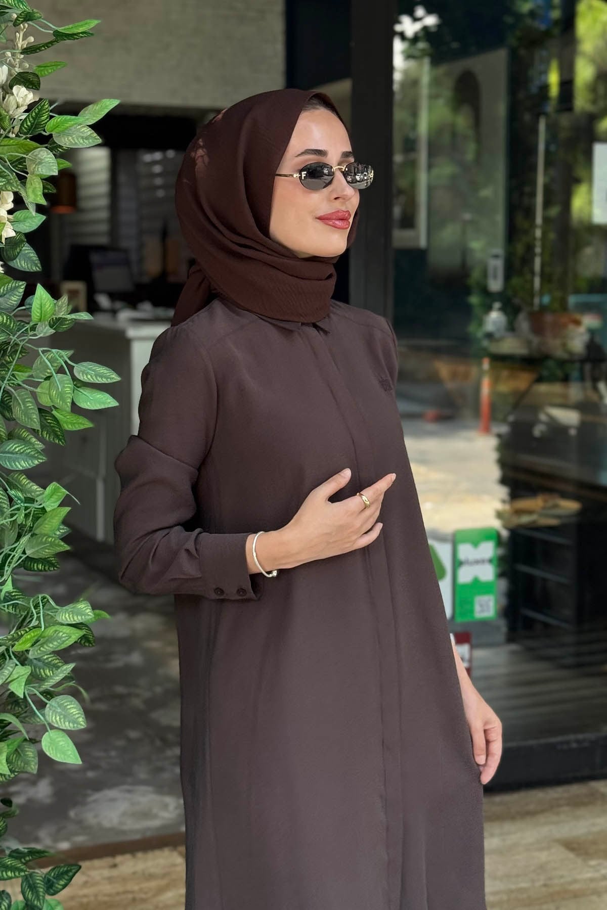 KAYRA Tunik KA-SZ-21525 Kahve