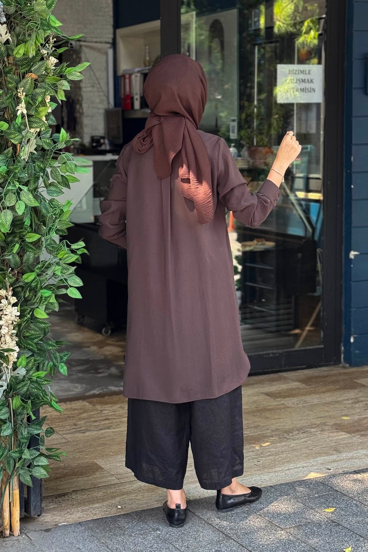 KAYRA Tunik KA-SZ-21525 Kahve
