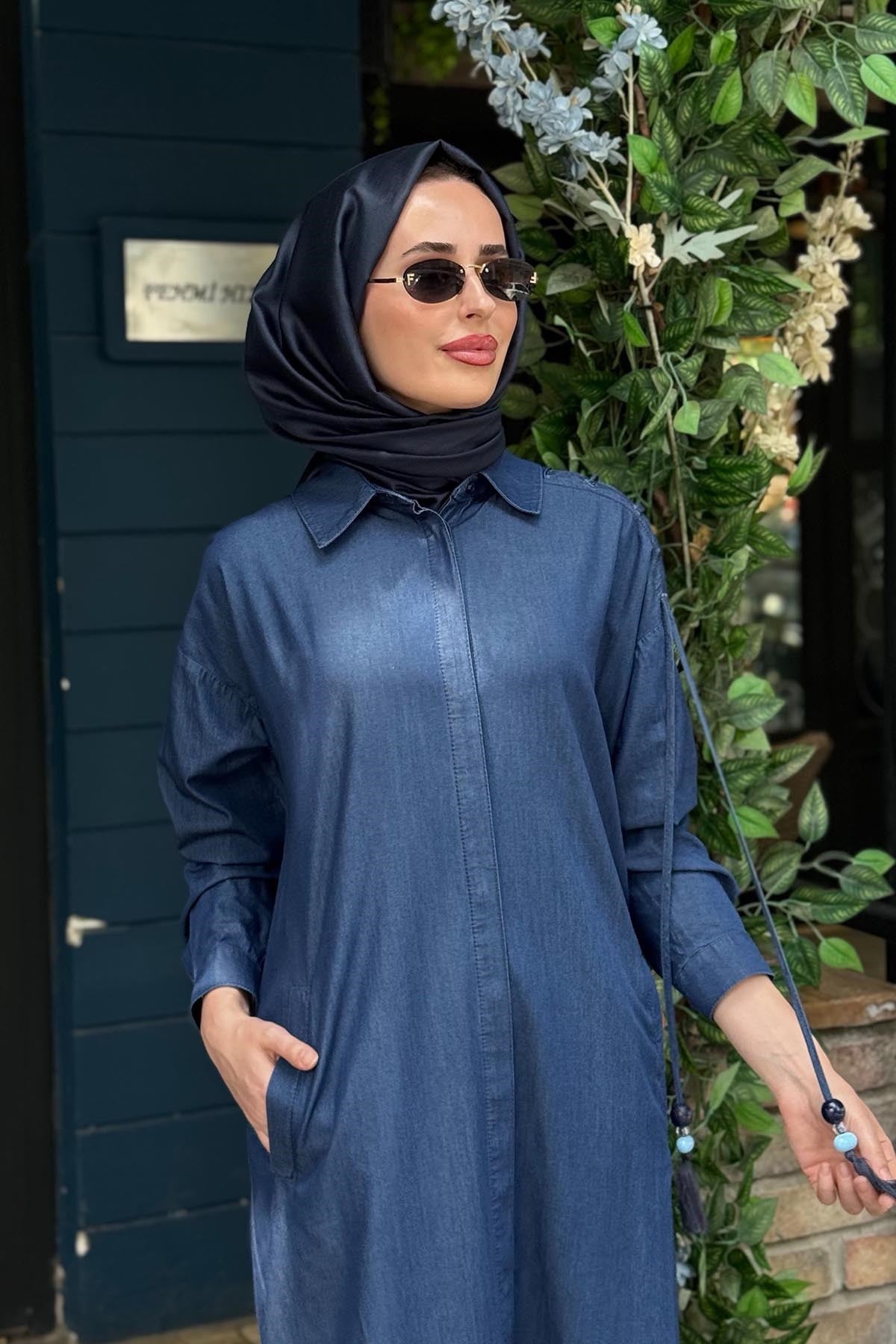 Kayra Tunik KY-B26-81031 Kot Mavi