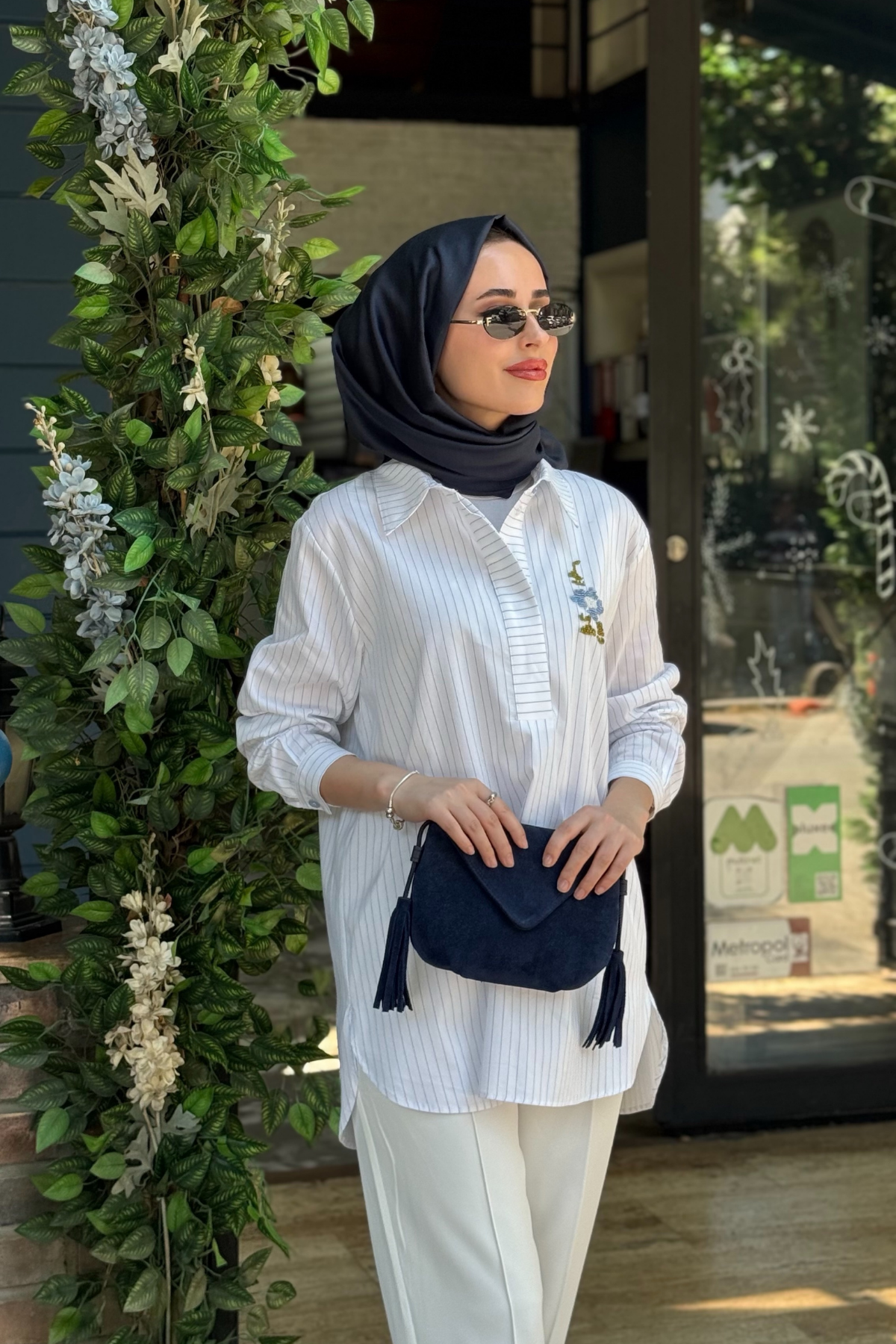 KAYRA Tunik KY-B26-81051 Mavi
