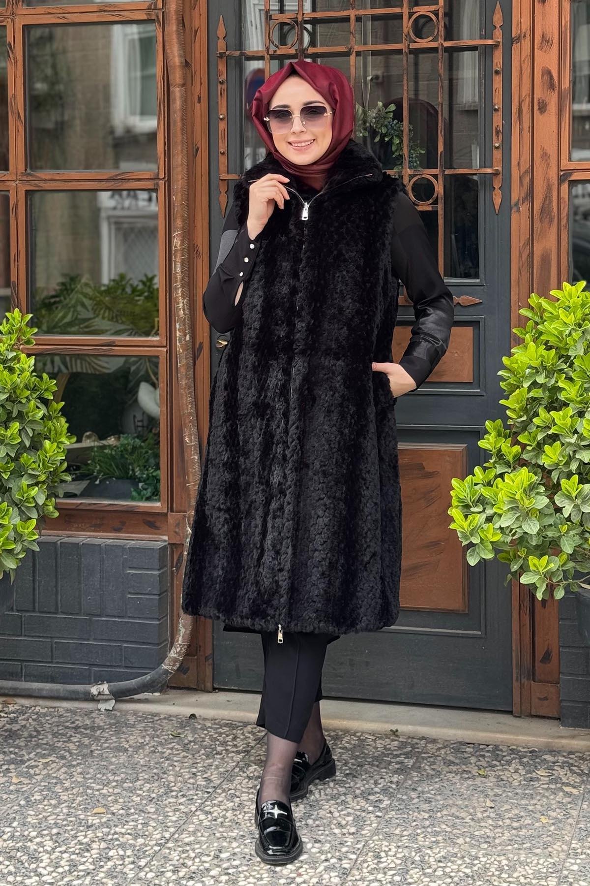 KAYRA Yelek KA-A24-20004 Siyah