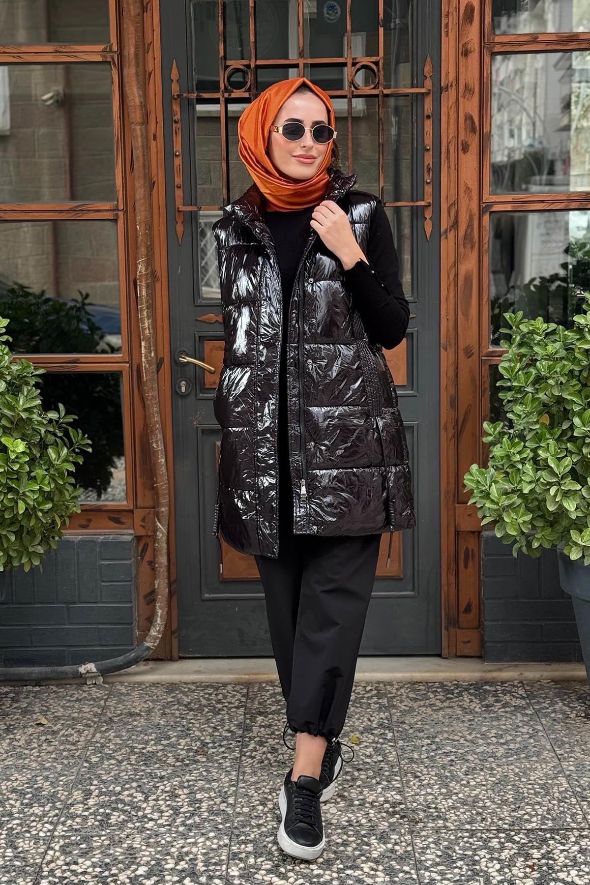 KAYRA Yelek KA-A25-20004 Siyah