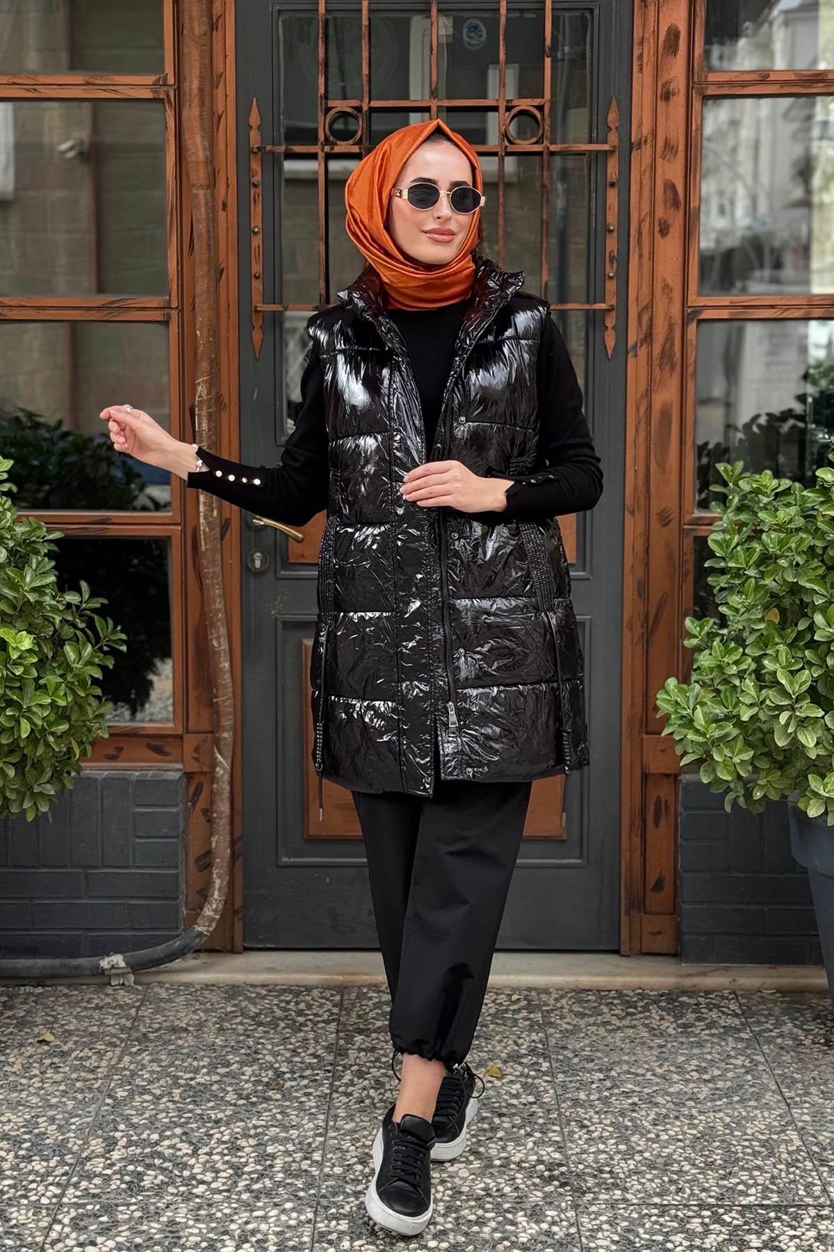 KAYRA Yelek KA-A25-20004 Siyah