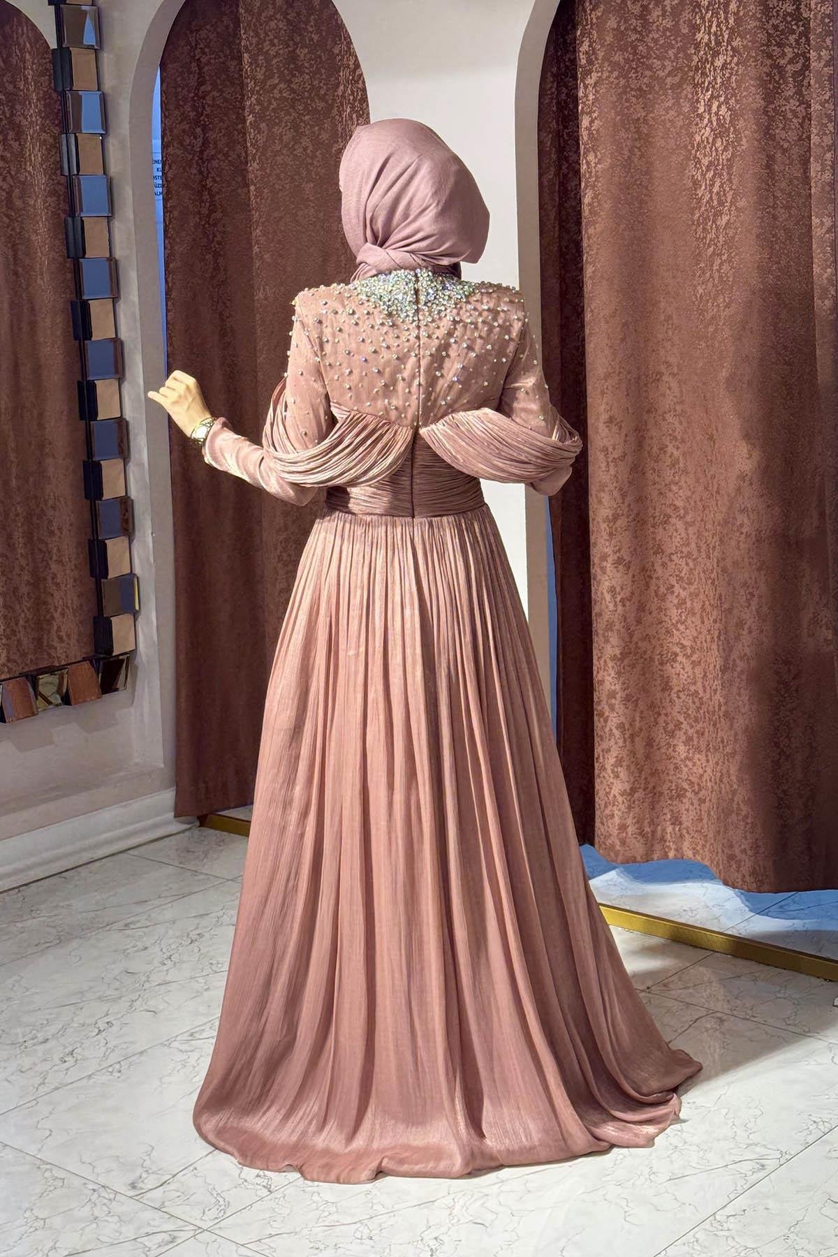 KENZEL Abiye 25207A Gül Kurusu