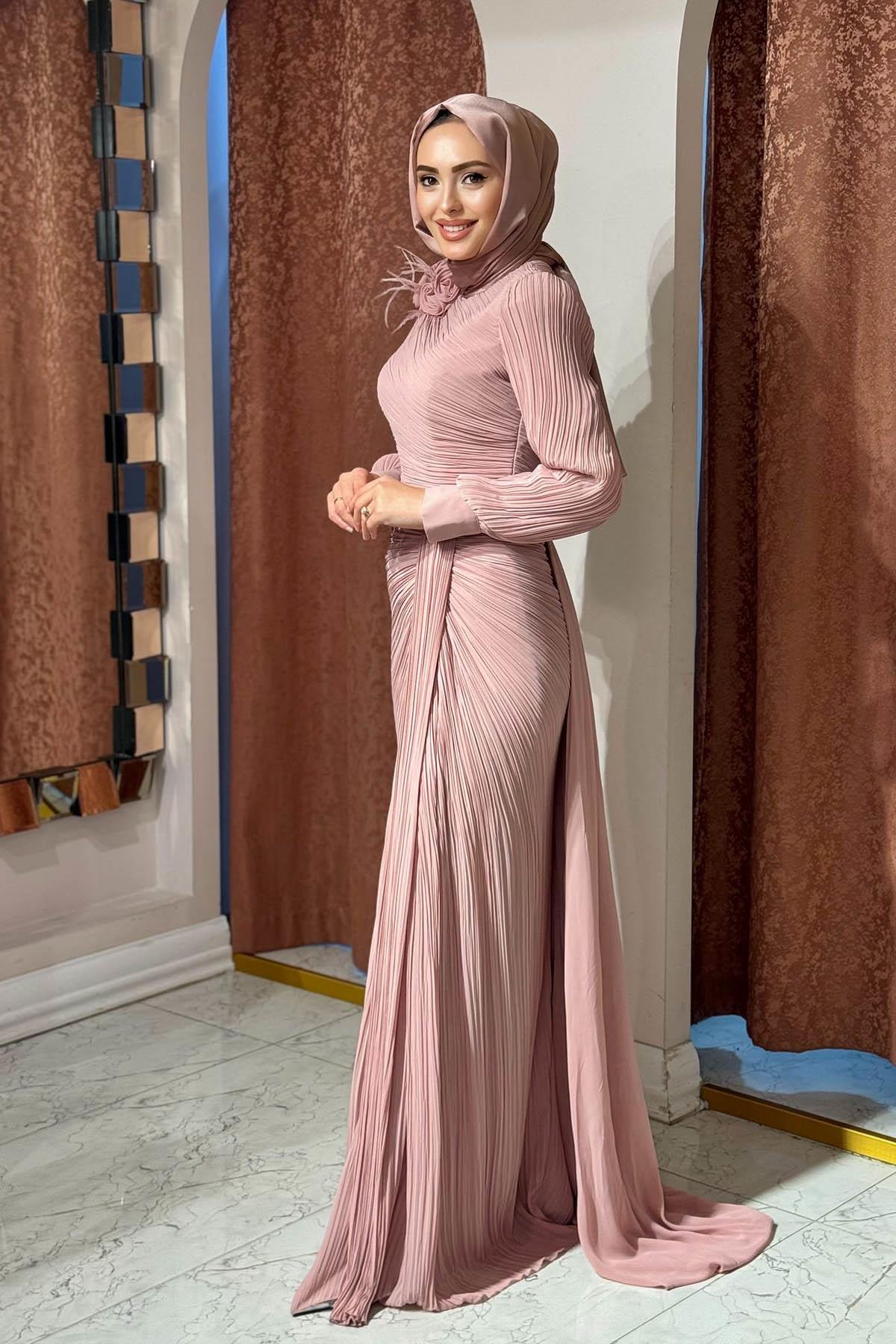 KENZEL Abiye 25209 Pudra