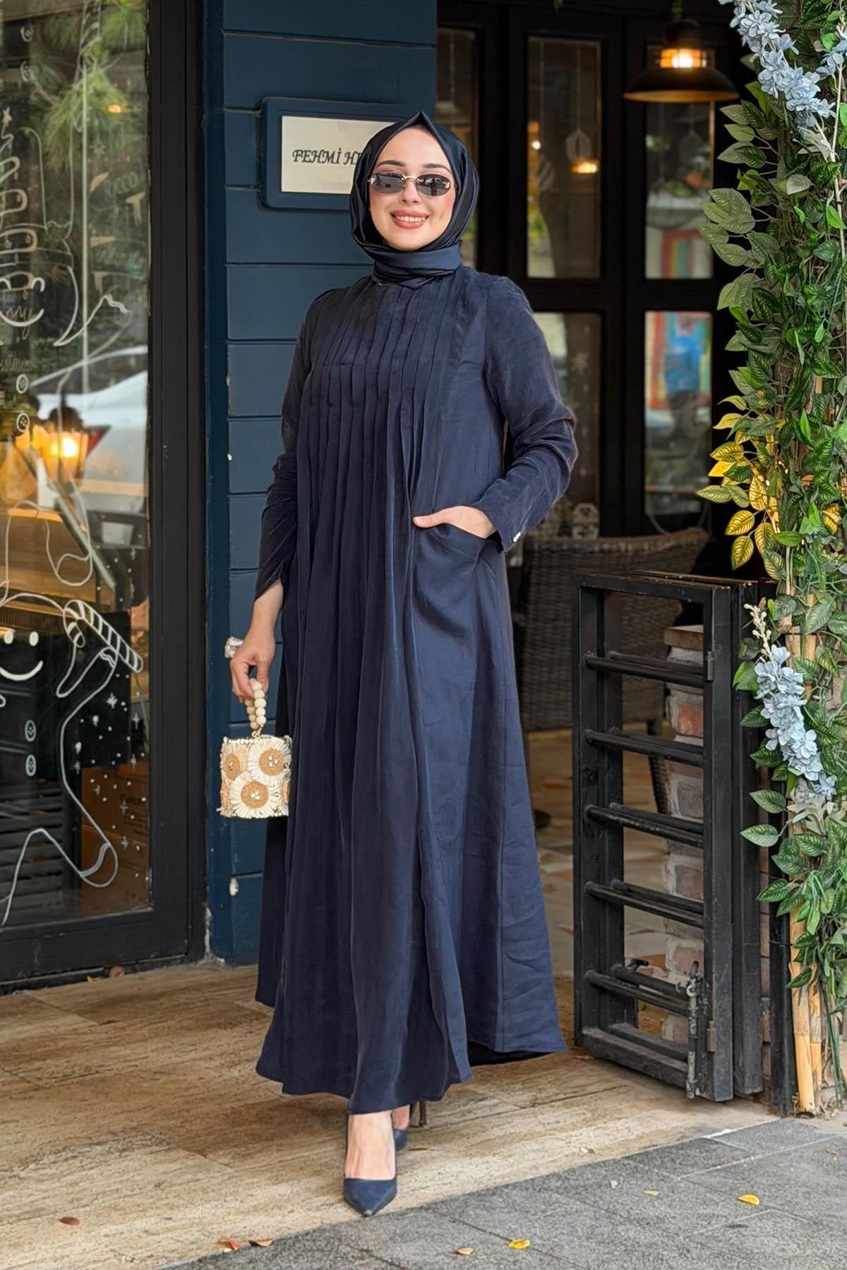 MİSS DALİDA Elbise 2264257 Lacivert