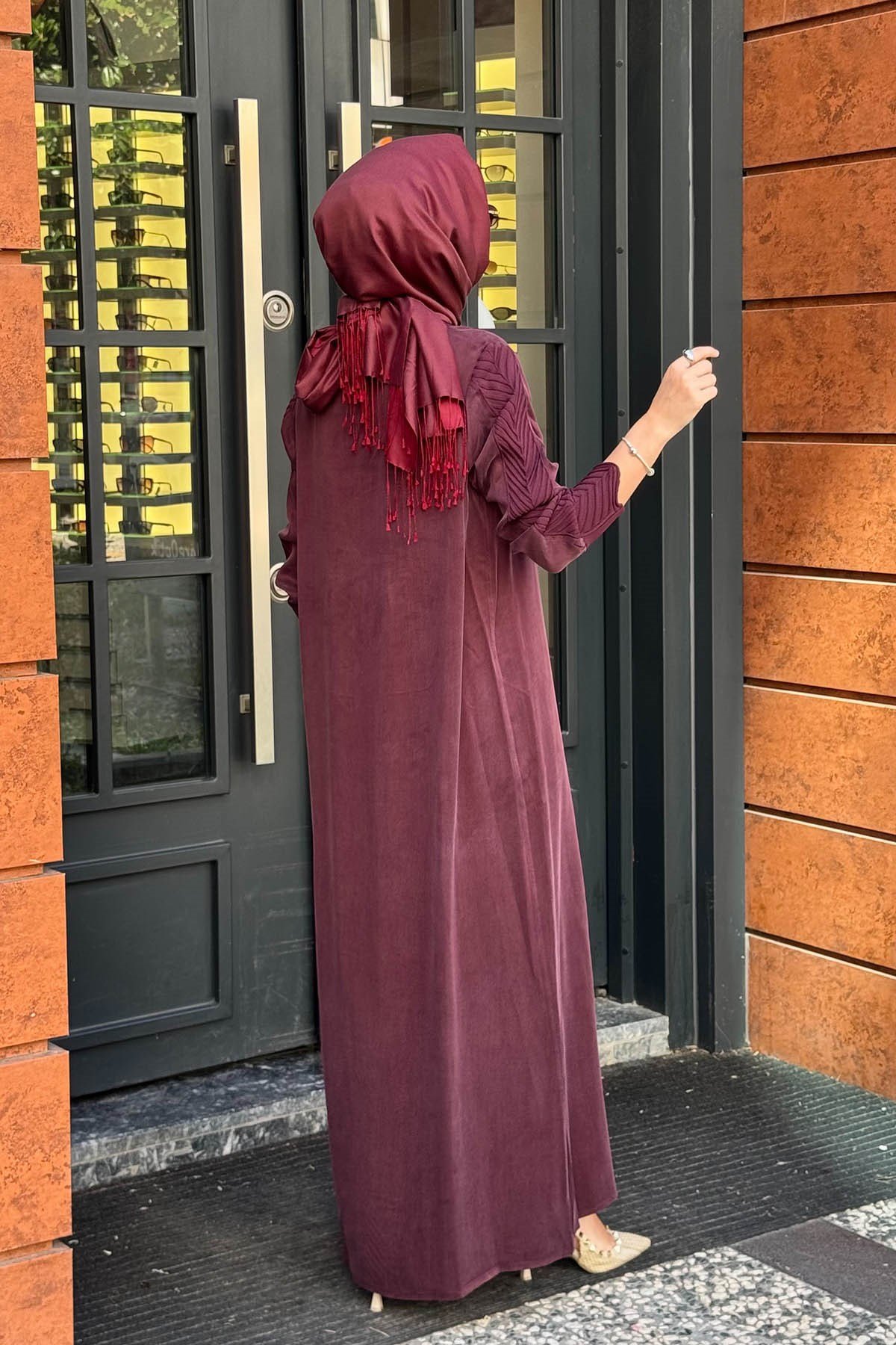 MİSS DALİDA Elbise 3264008 Mürdüm