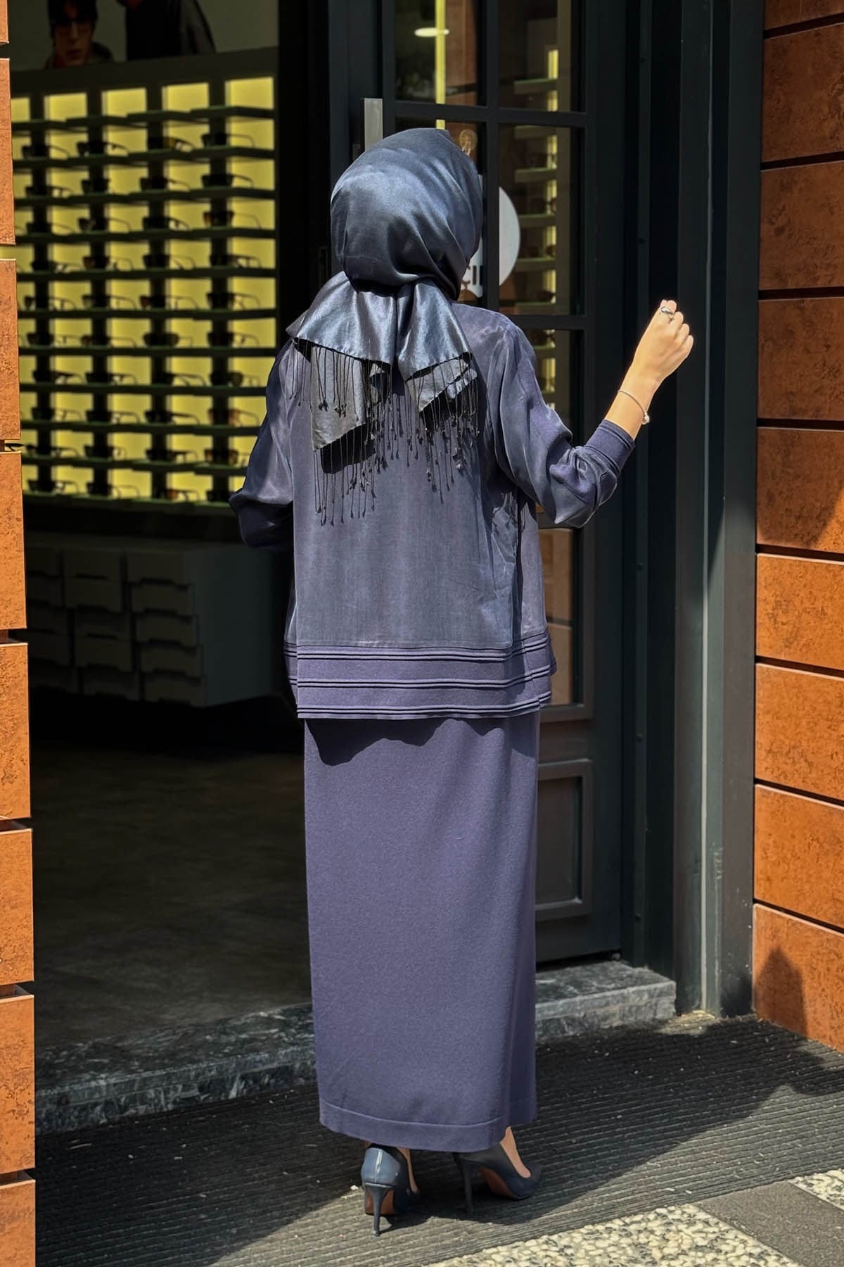 MİSS DALİDA Elbise Hırka Takım 3260801 Lacivert