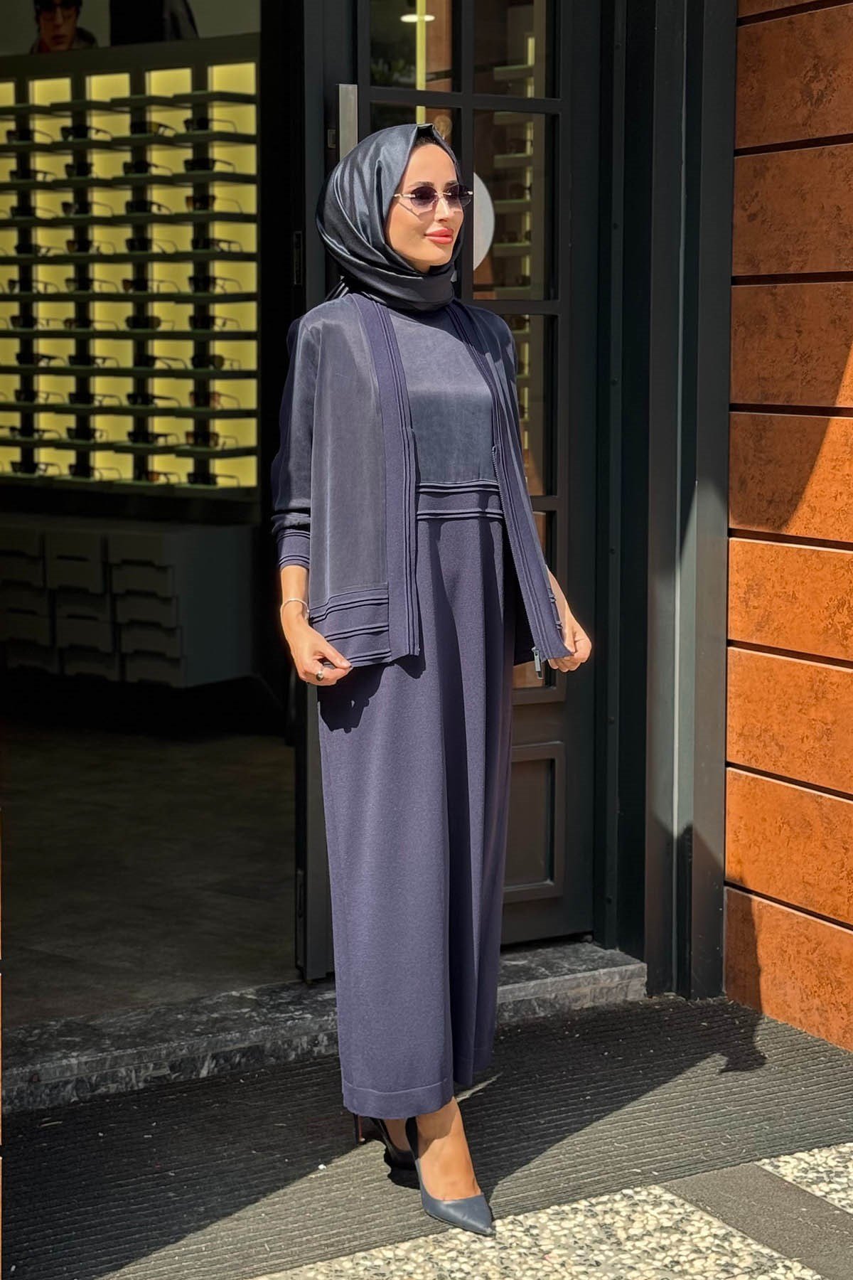 MİSS DALİDA Elbise Hırka Takım 3260801 Lacivert