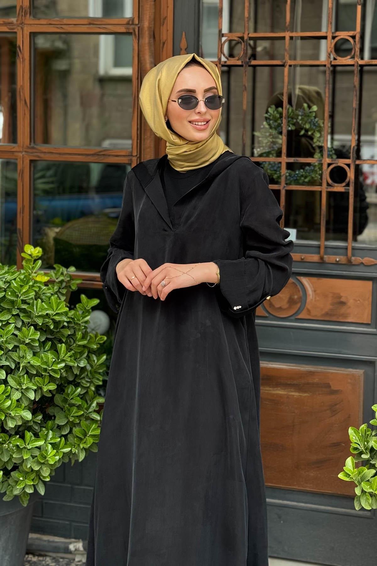 MİSS DALİDA Elbise T25Y-0009 Siyah