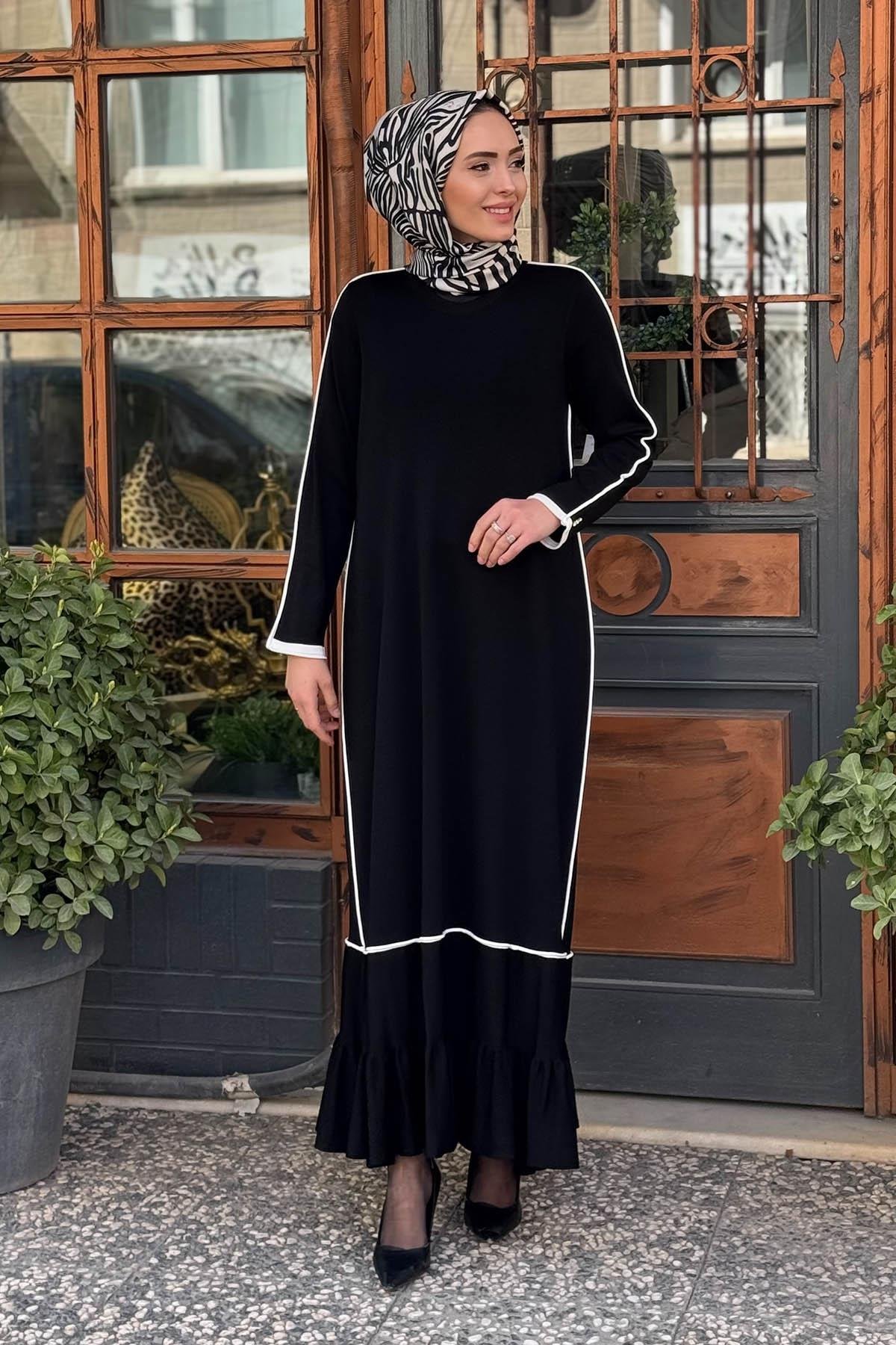 MİSS DALİDA Elbise T25Y-4003 Siyah